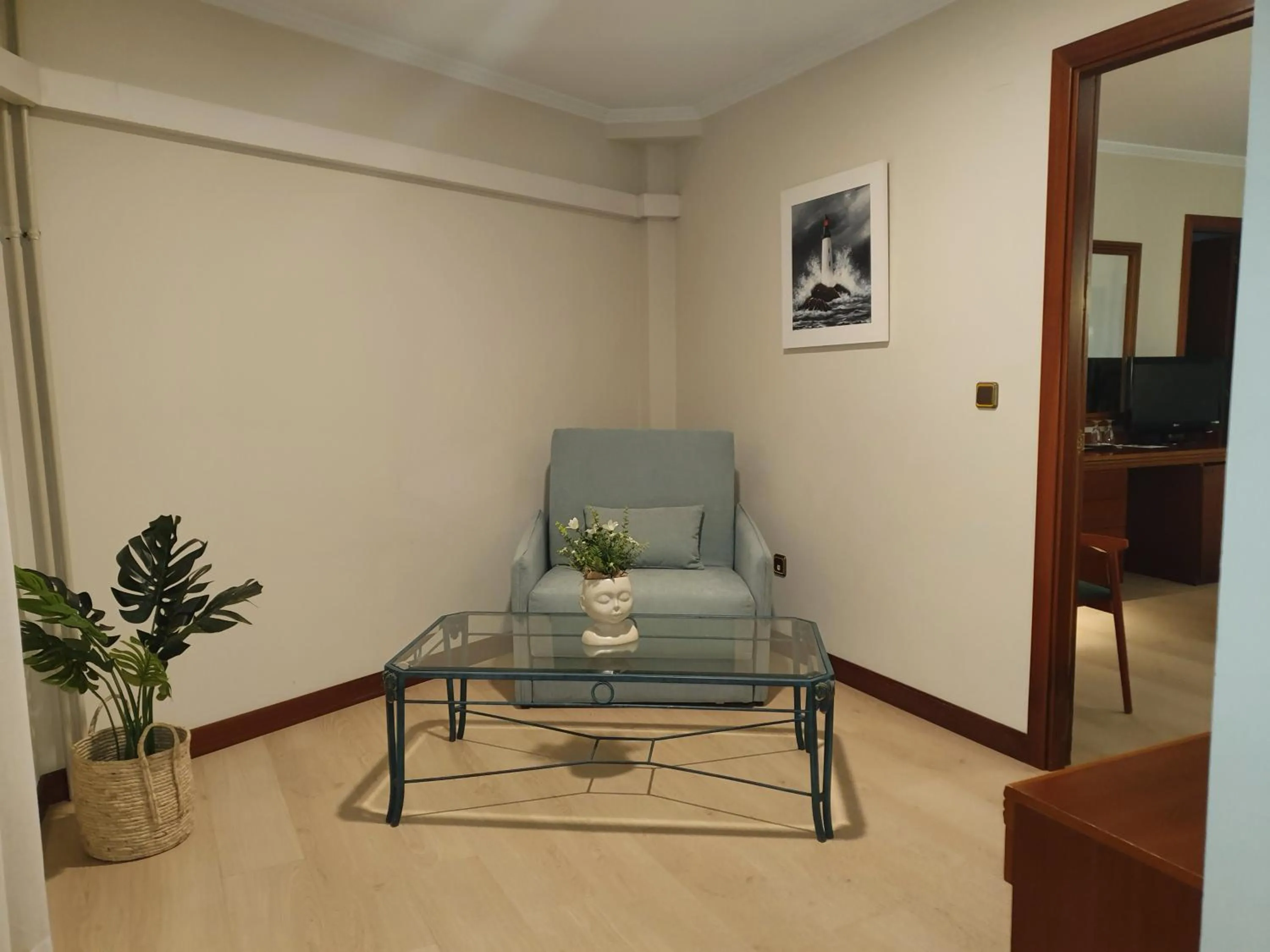 Seating area in Hotel Villa de Marin