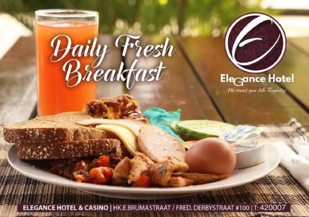 American breakfast in Hotel Elegance NV