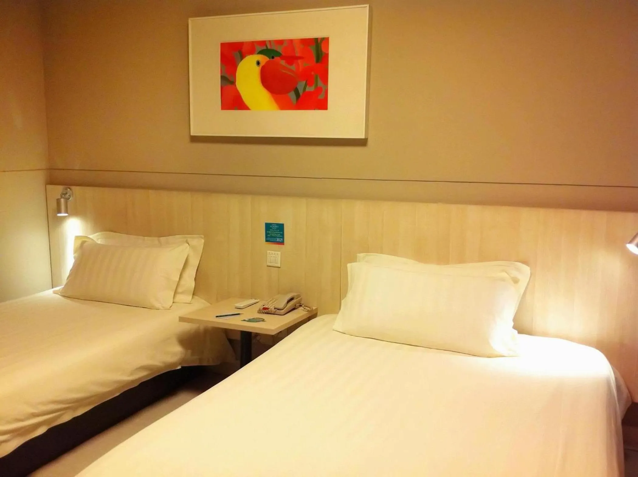 Bedroom, Bed in Jinjiang Inn - Wuxi Wangzhuang Road