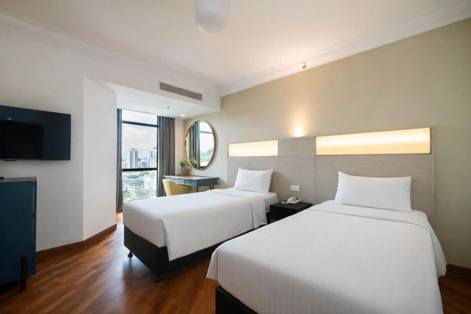 Bed in YWCA Fort Canning