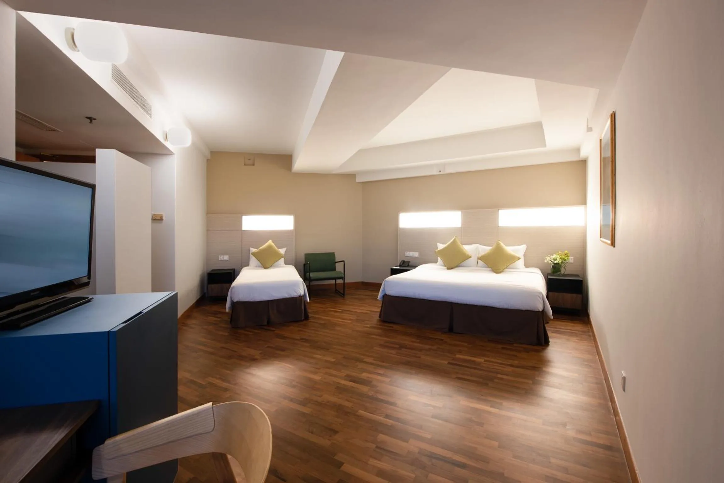 Bed in YWCA Fort Canning