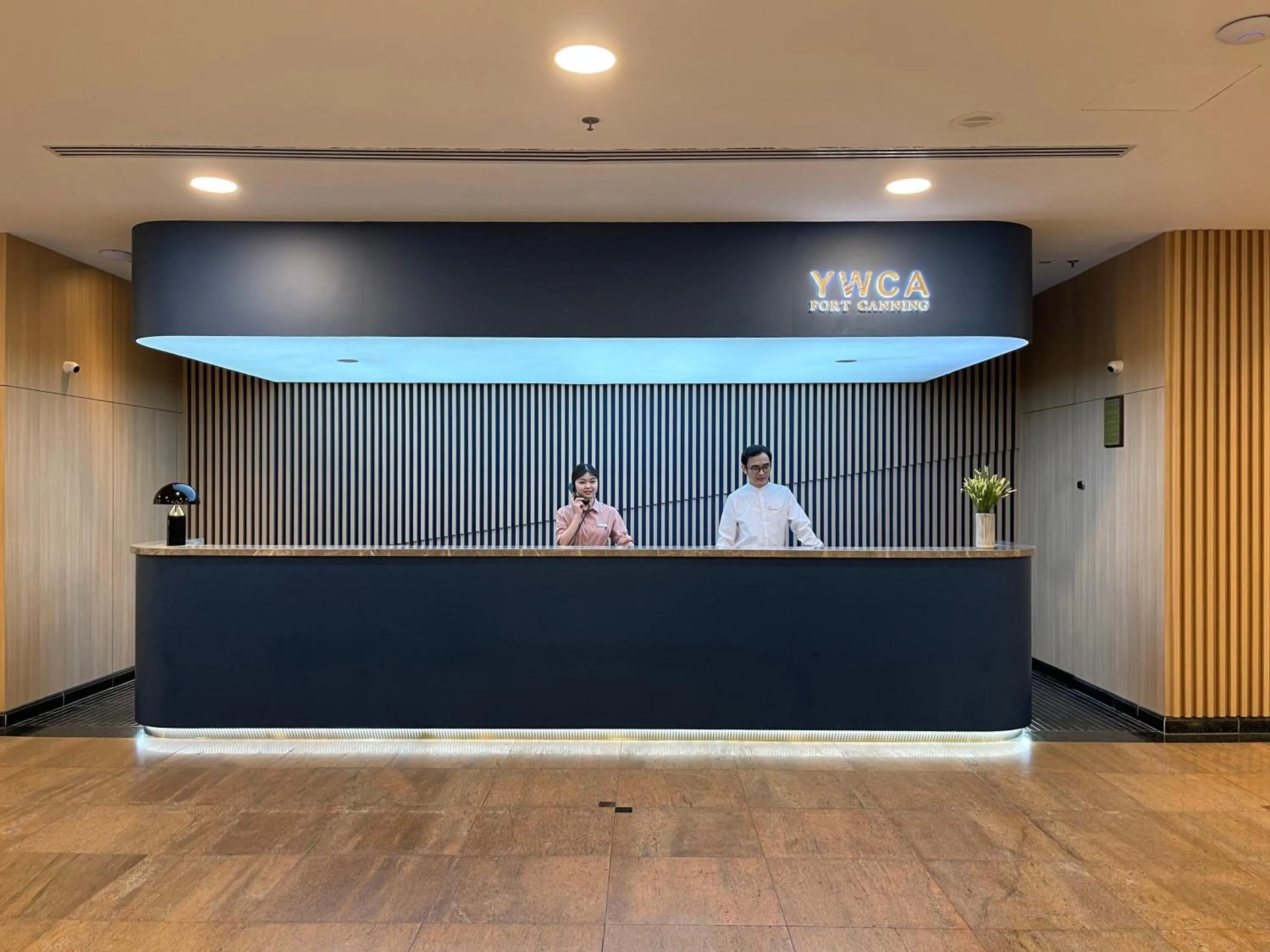 Lobby or reception in YWCA Fort Canning