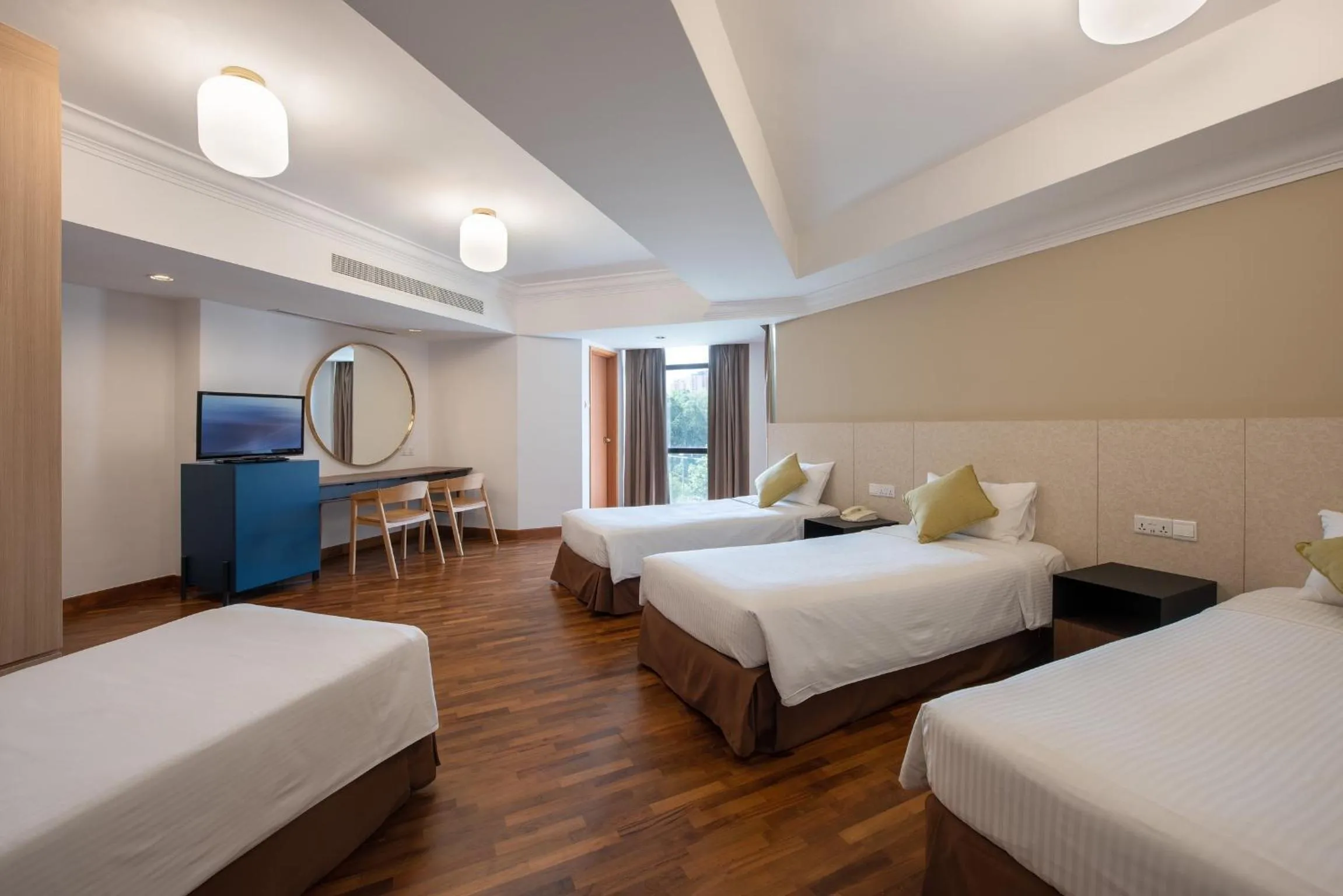 Bed in YWCA Fort Canning