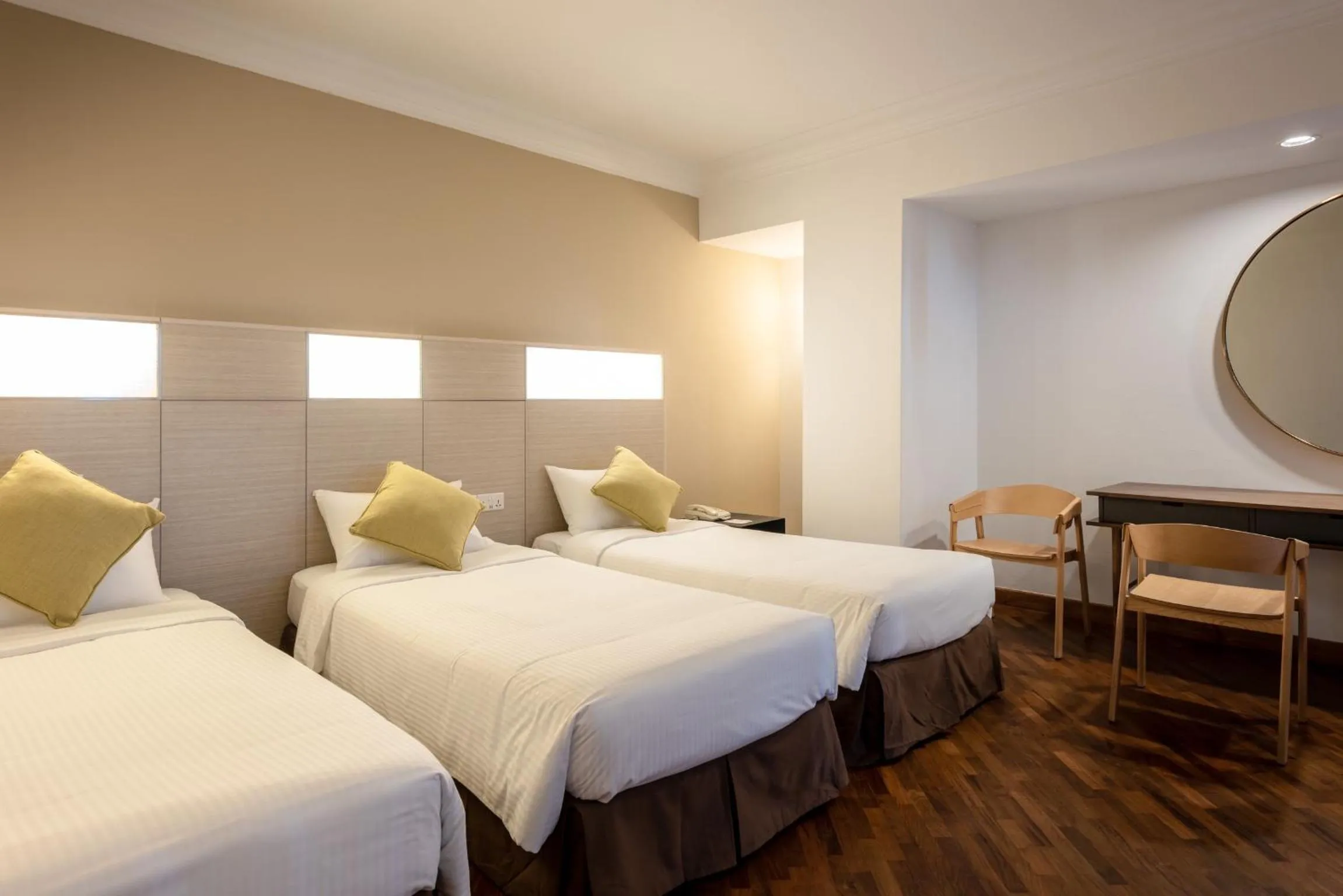 Bed in YWCA Fort Canning