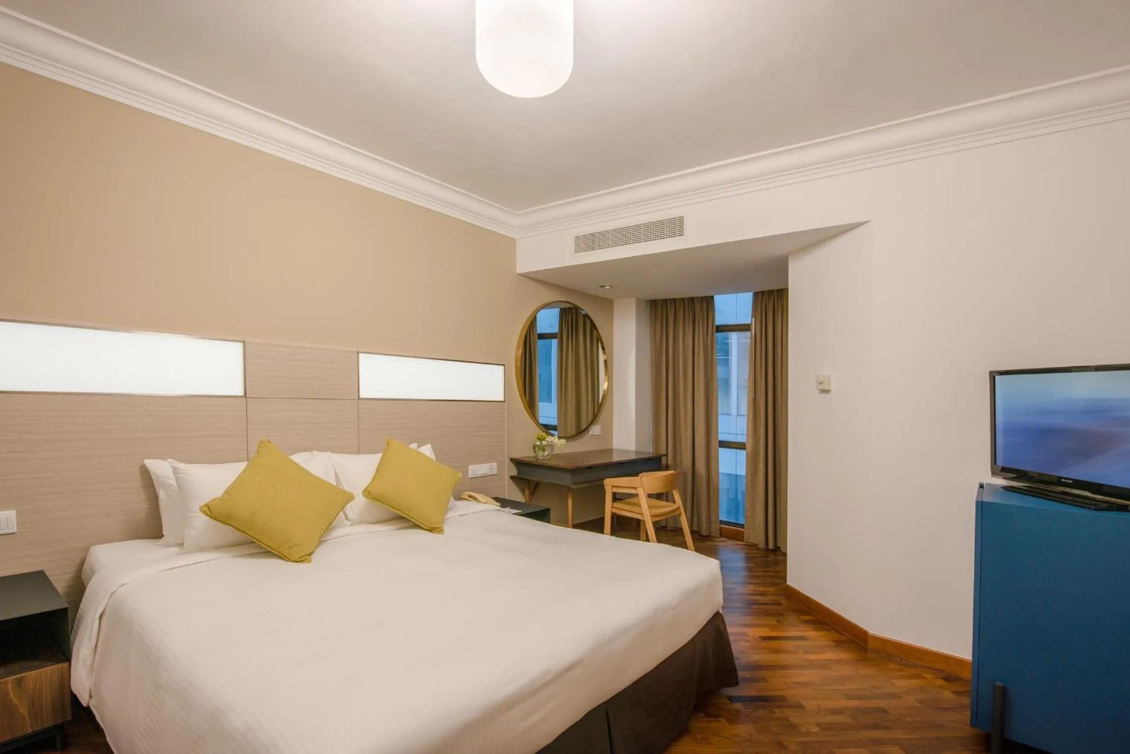 Bed in YWCA Fort Canning