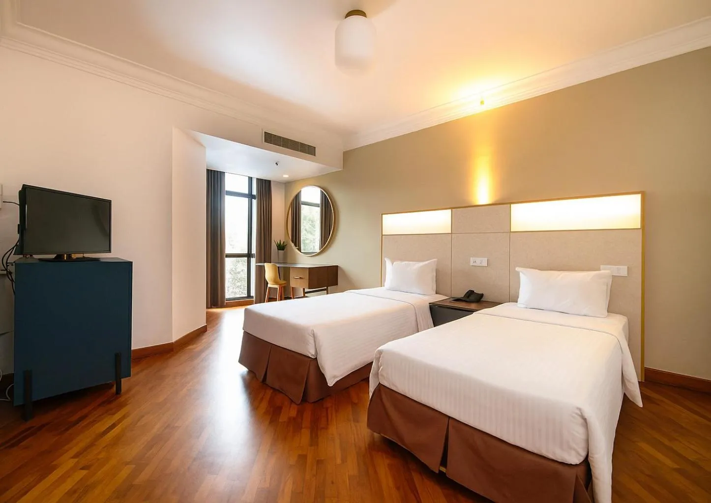 Bed in YWCA Fort Canning