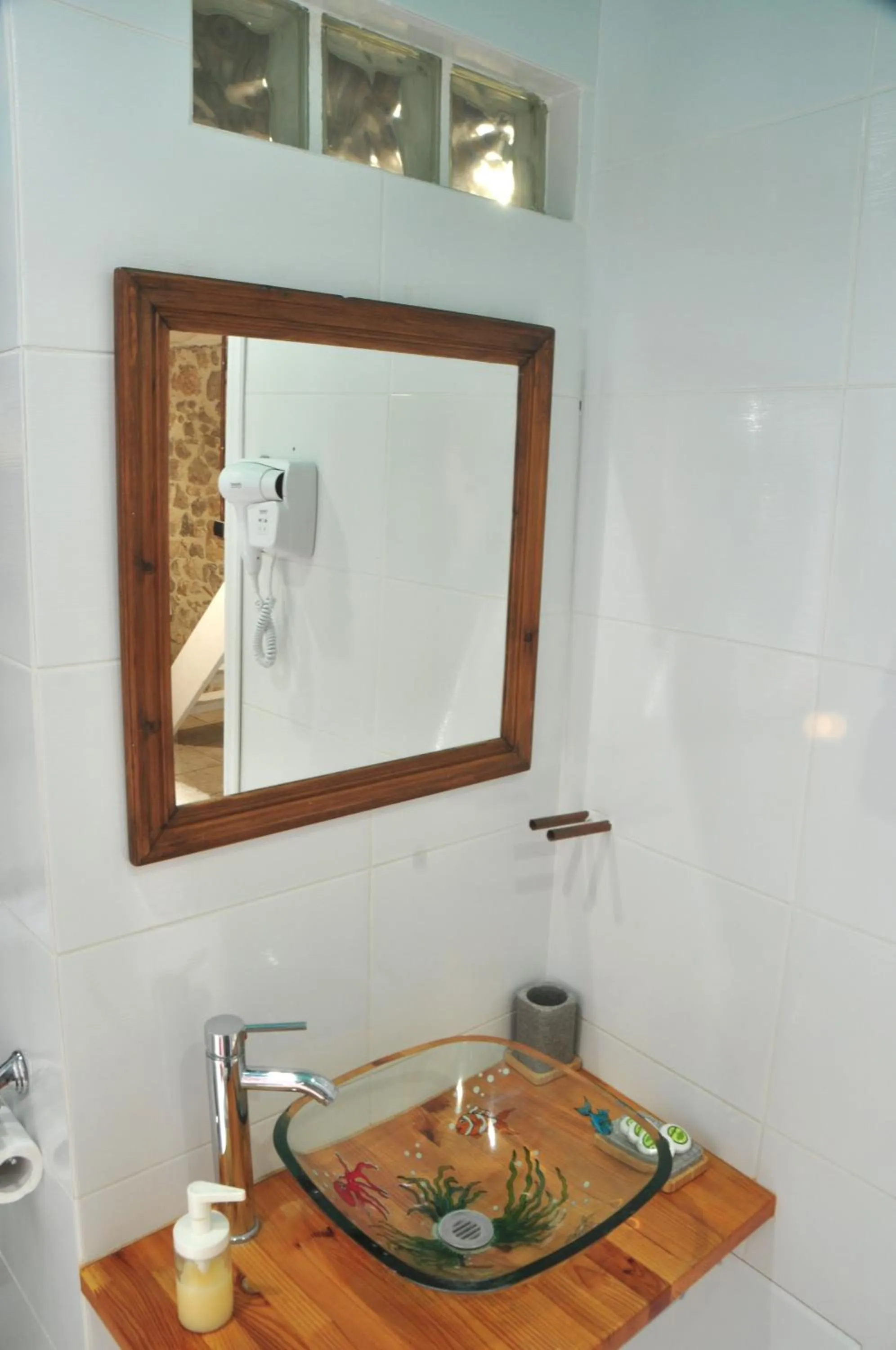 Bathroom in Limni Stone Apartments