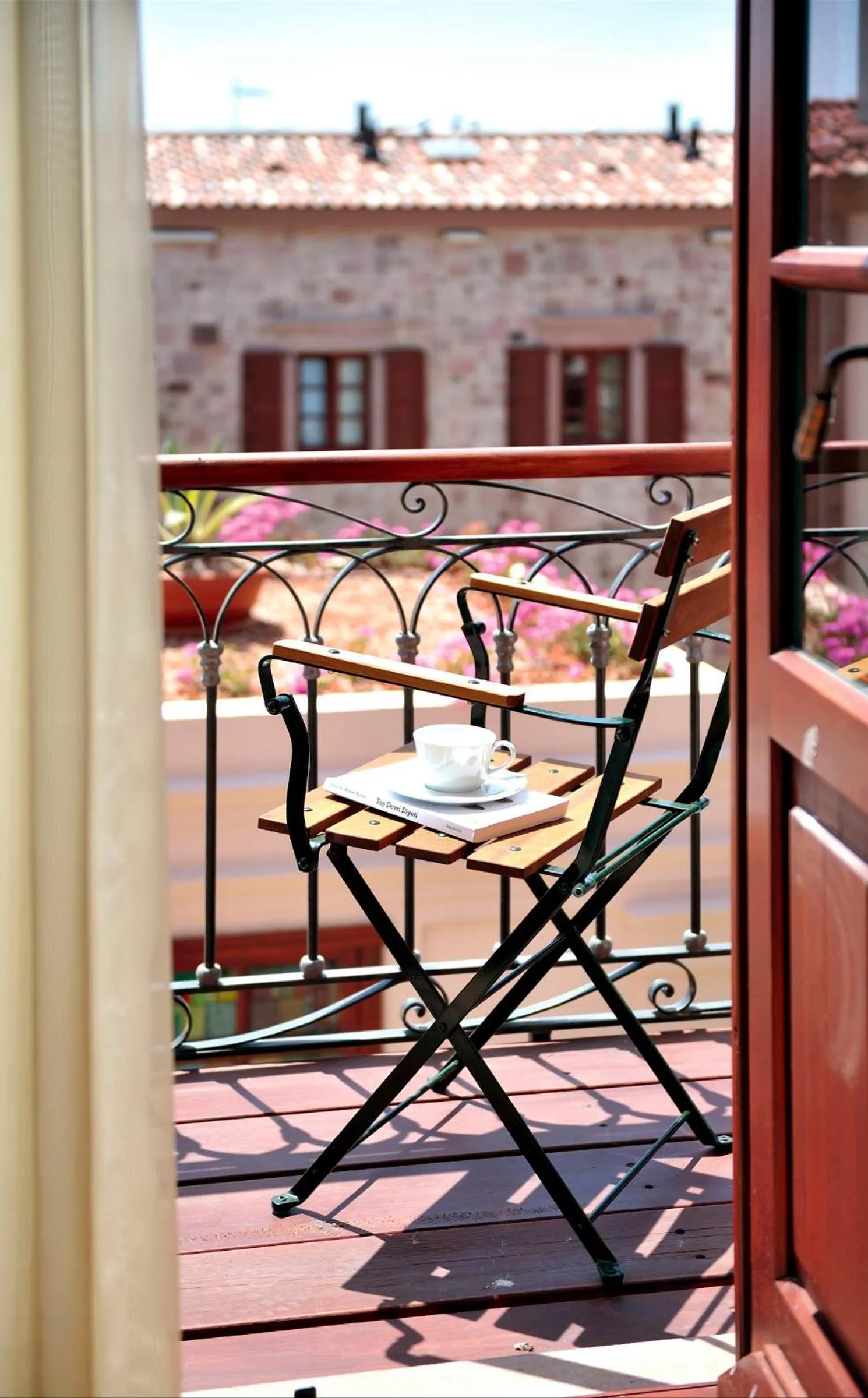Balcony/Terrace in YundAntik Cunda Konaklari