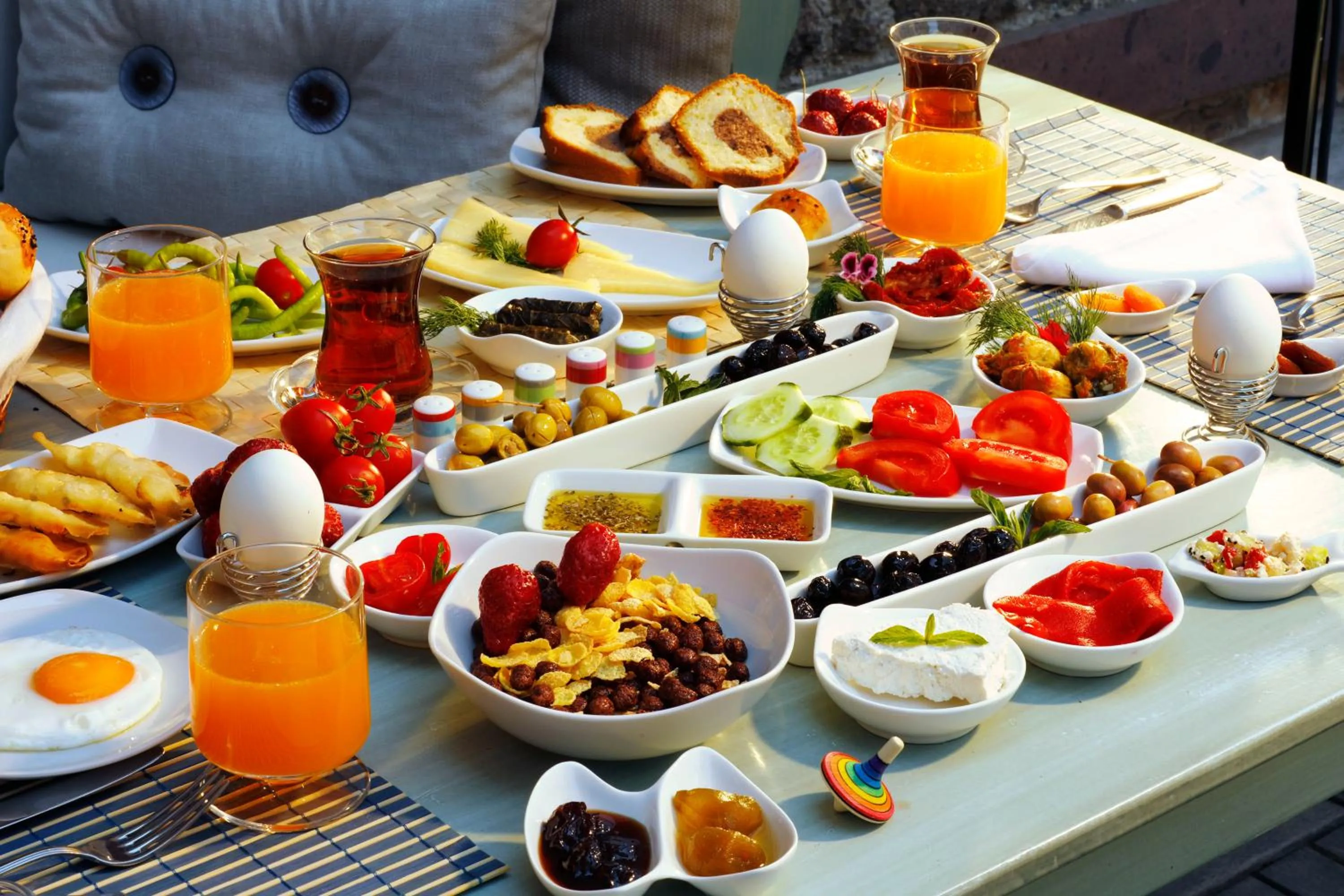 Food and drinks in YundAntik Cunda Konaklari