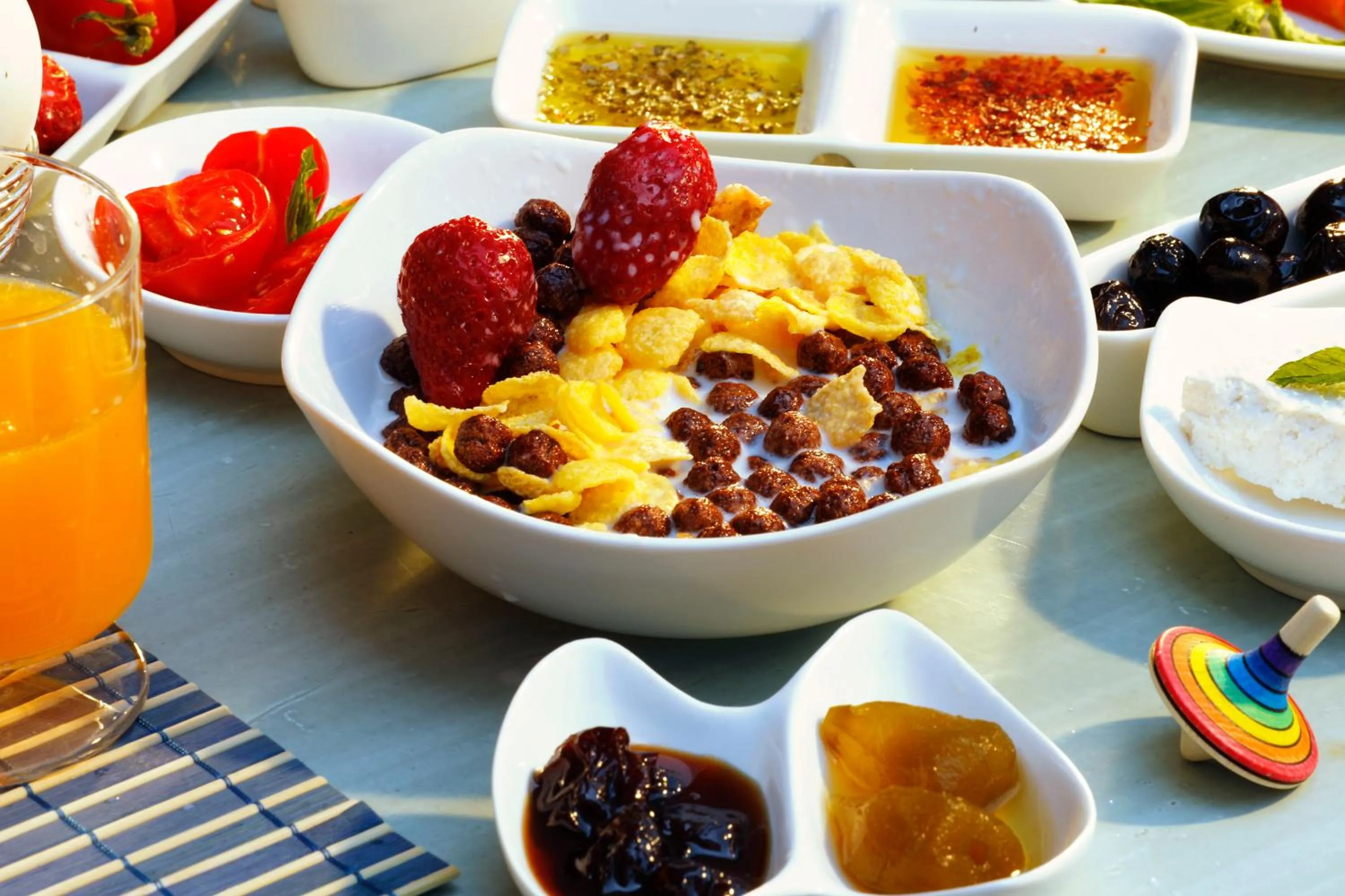 Food and drinks in YundAntik Cunda Konaklari