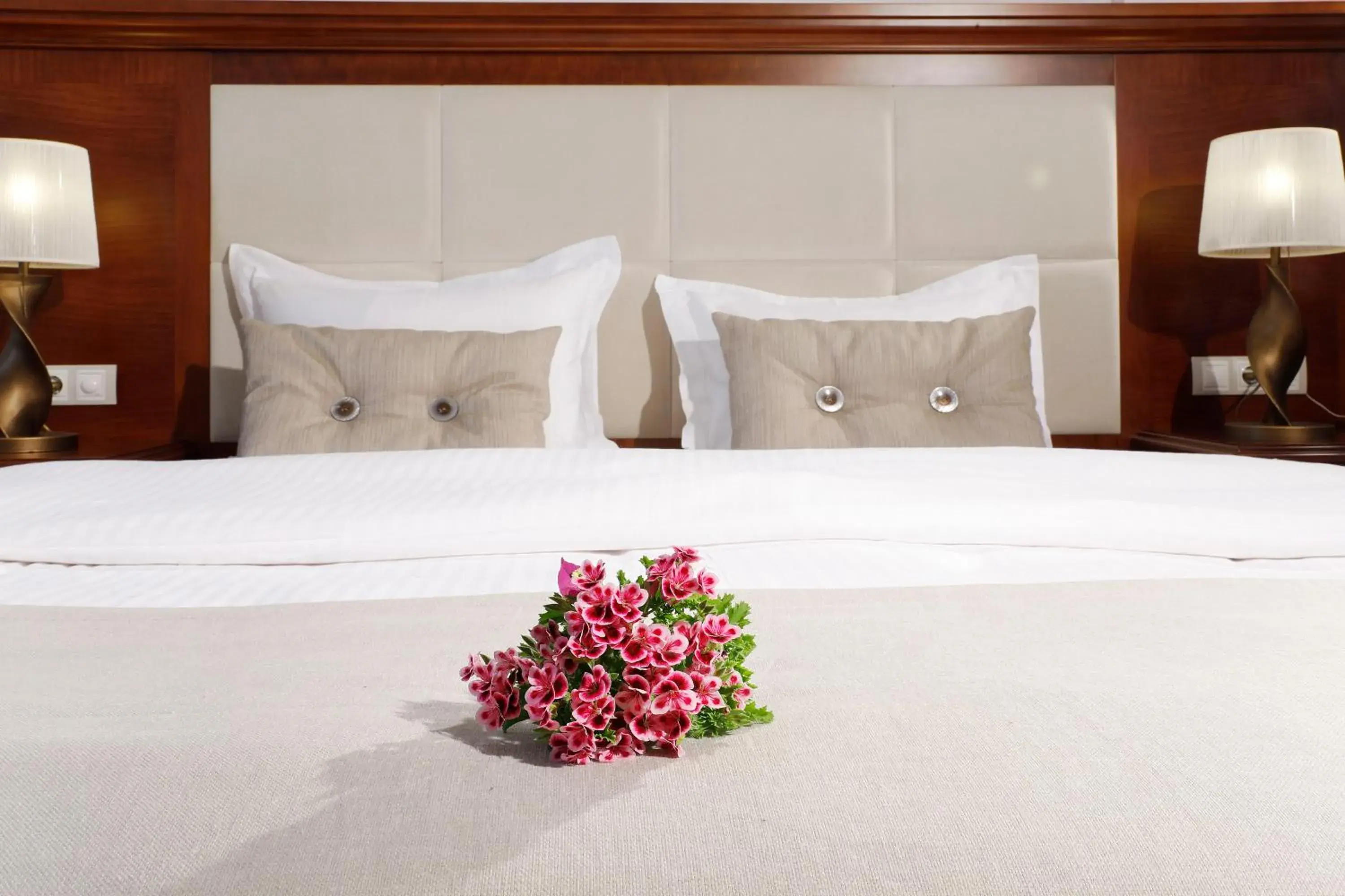 Bed in YundAntik Cunda Konaklari Bed in YundAntik Cunda Konaklari