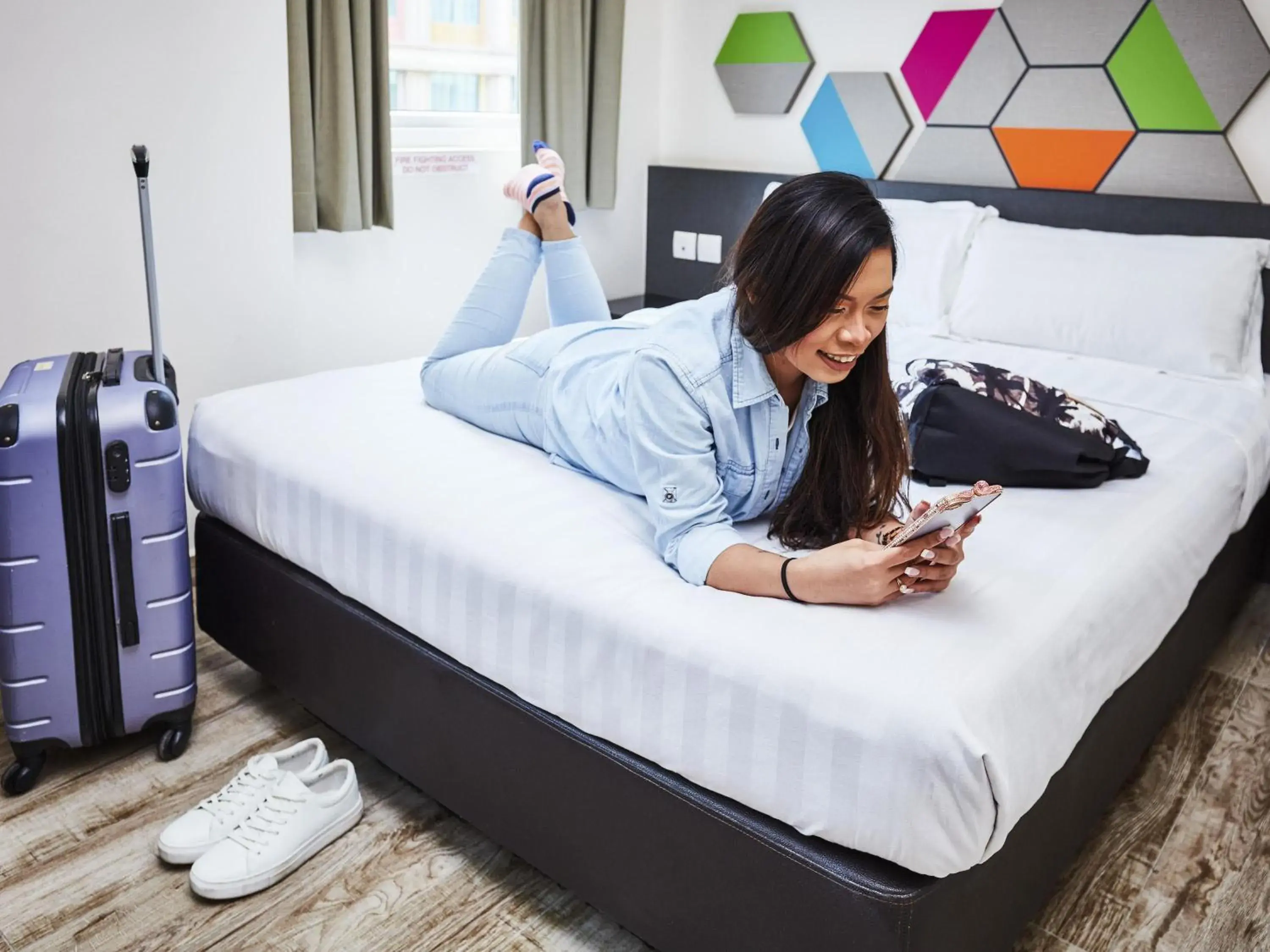 Bedroom, Bed in ibis budget Singapore Emerald Bedroom, Bed in ibis budget Singapore Emerald