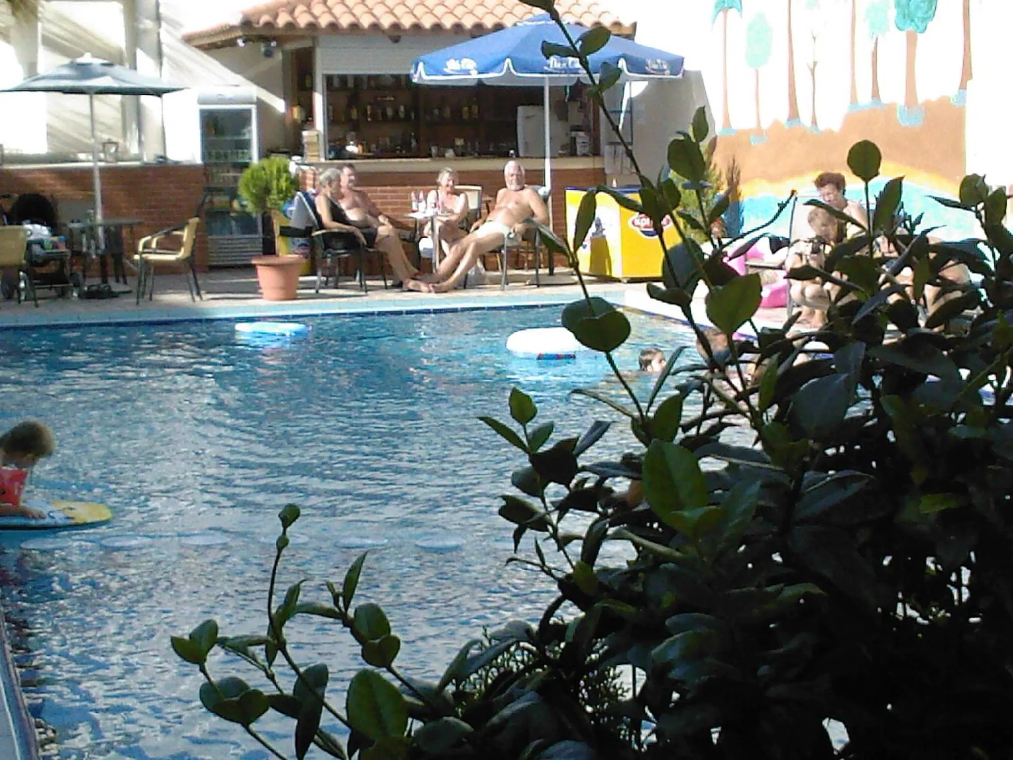 Swimming pool in Akatos Hotel