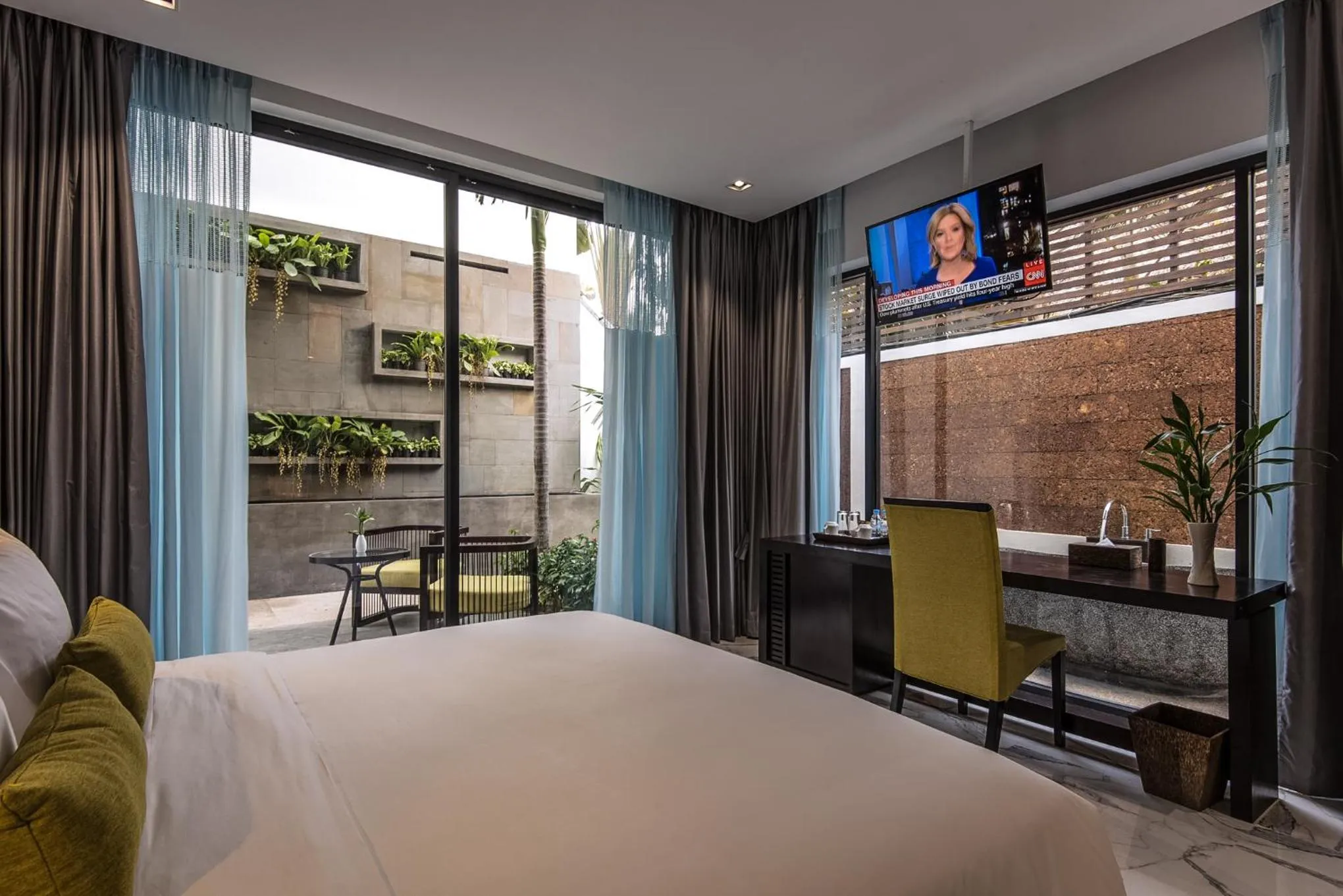 Living room, Bed in King Rock Residence