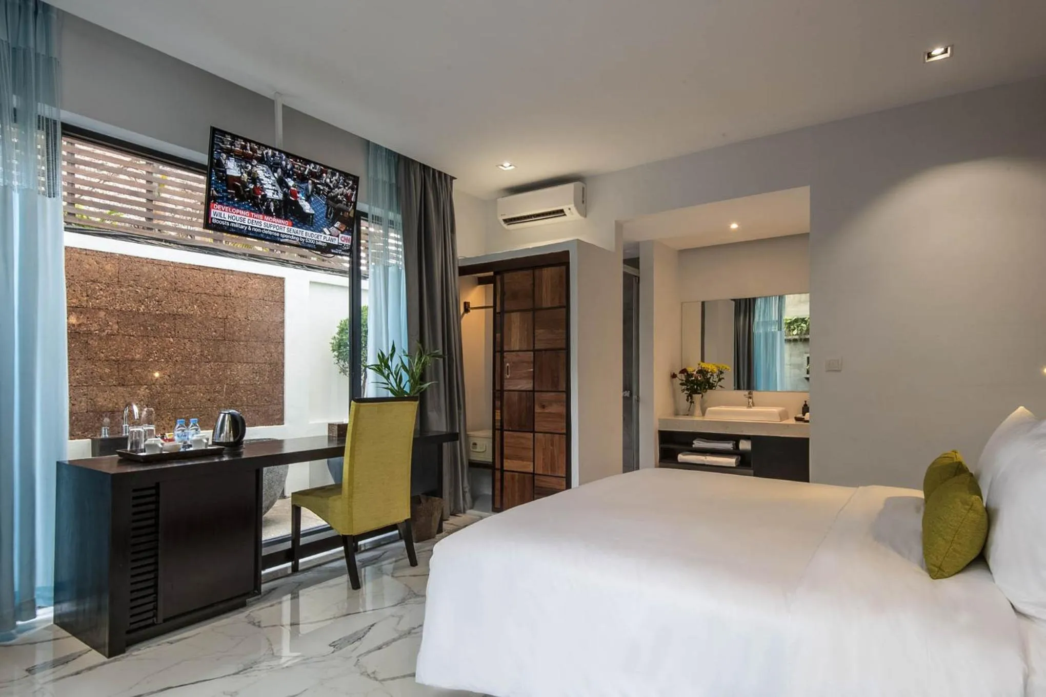 Living room, Bed in King Rock Residence