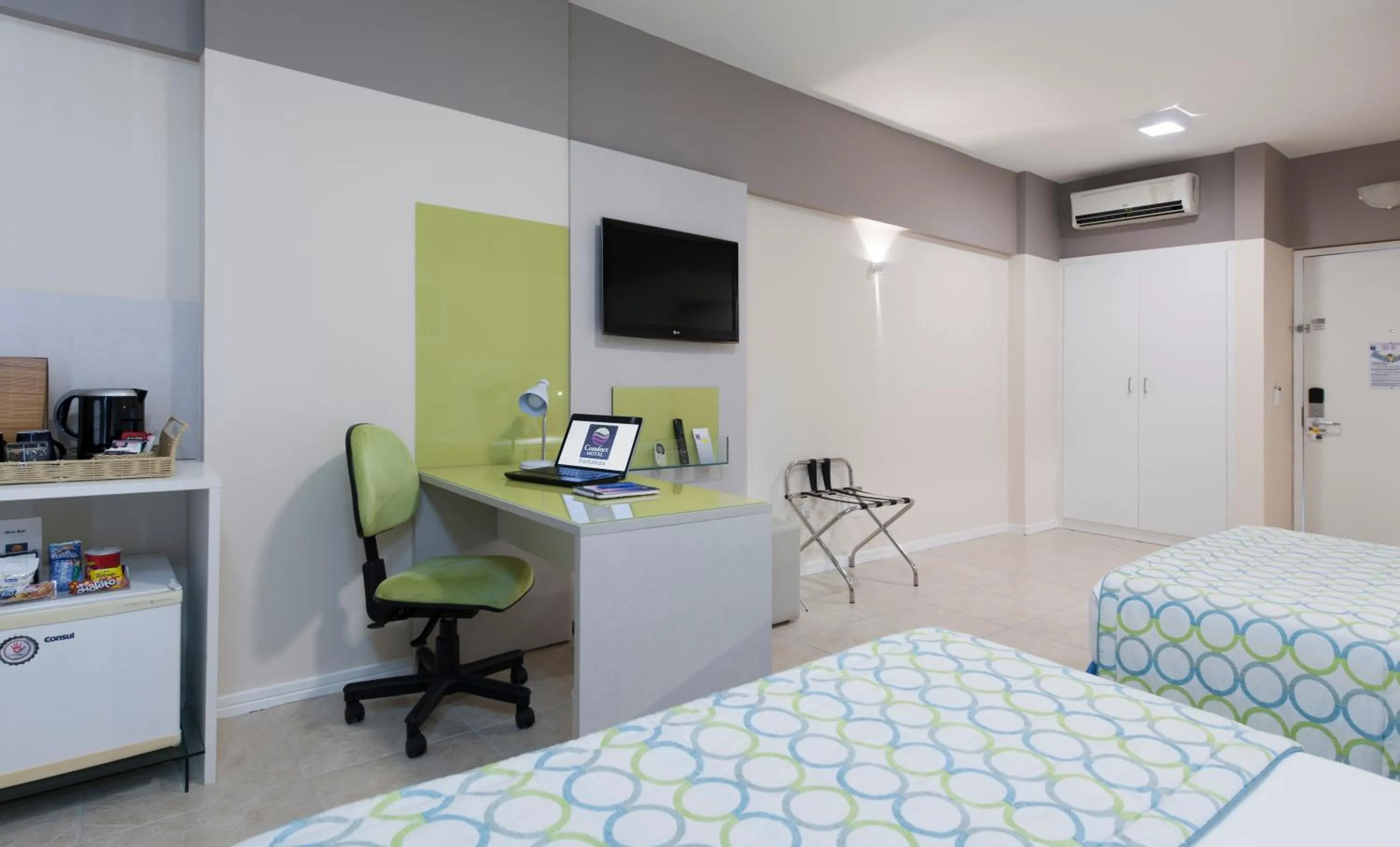 Bed in Comfort Hotel Fortaleza