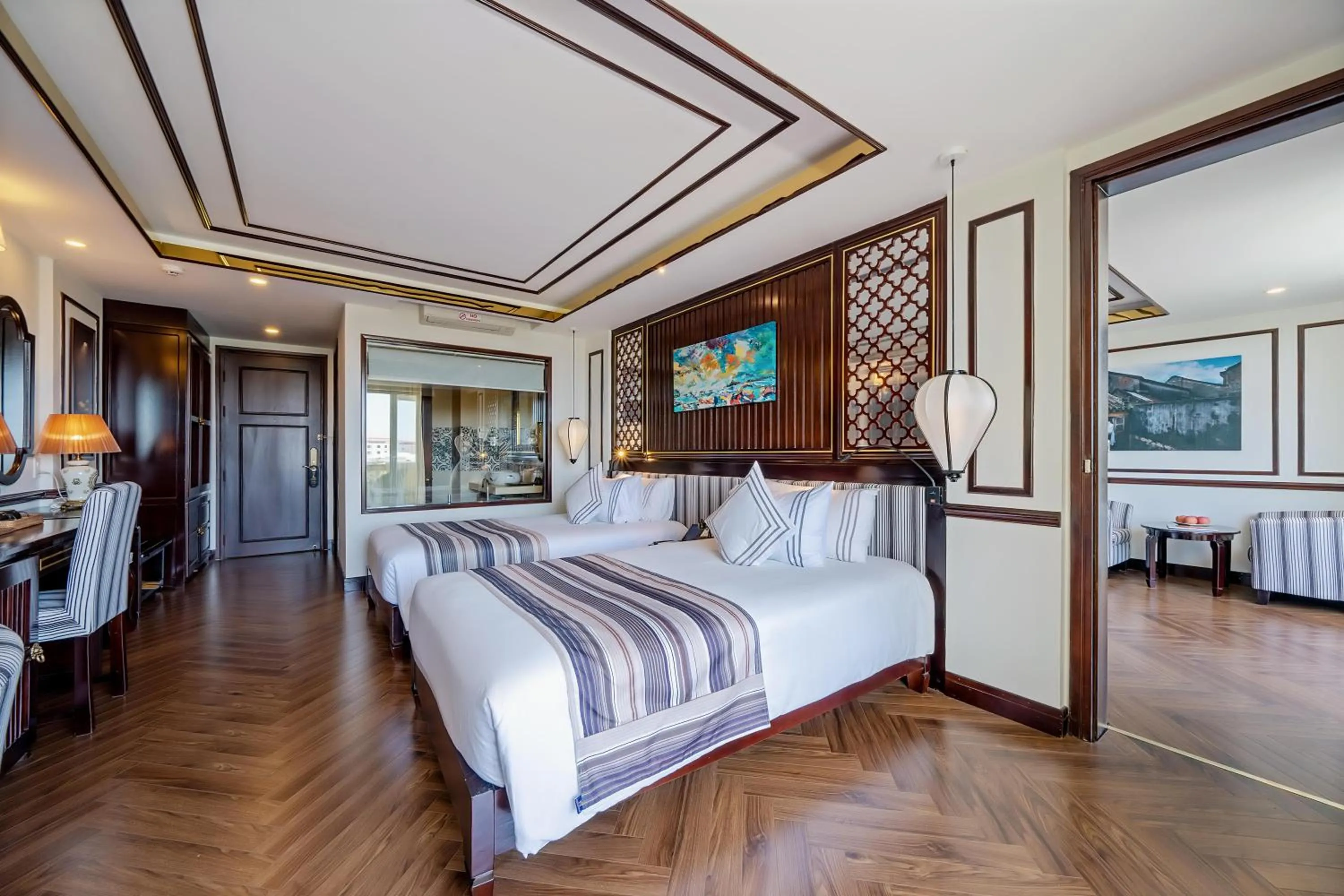 Bed in Le Pavillon Hoi An Luxury Resort & Spa