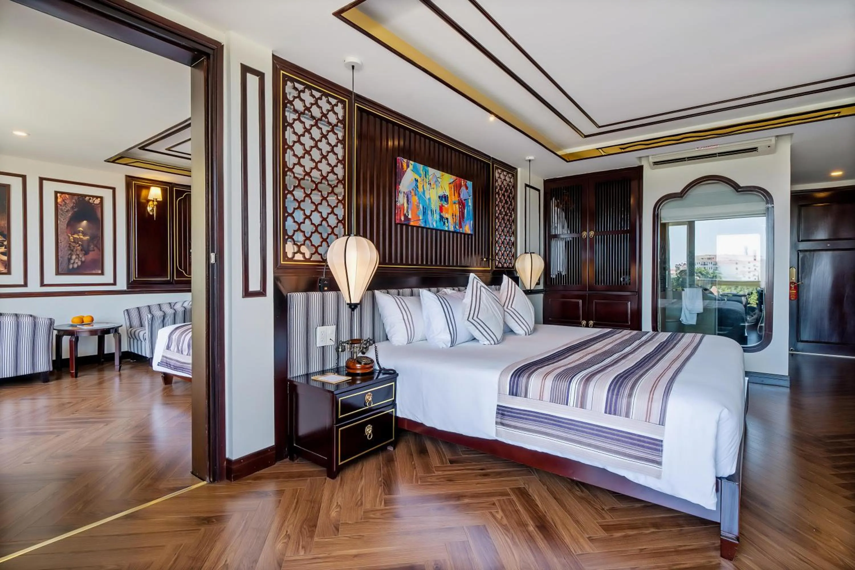 Bed in Le Pavillon Hoi An Luxury Resort & Spa