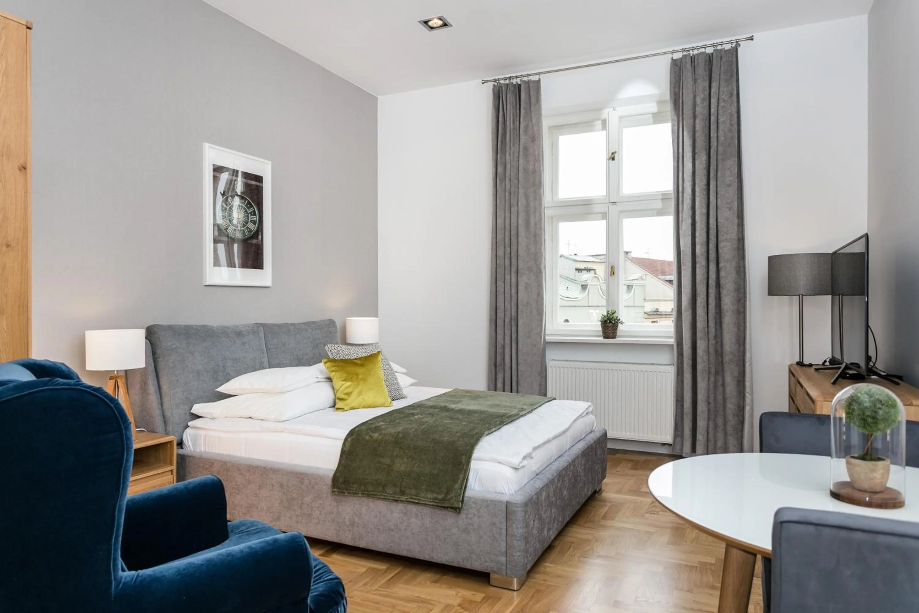 Bedroom, Bed in Venetian House Market Square Aparthotel