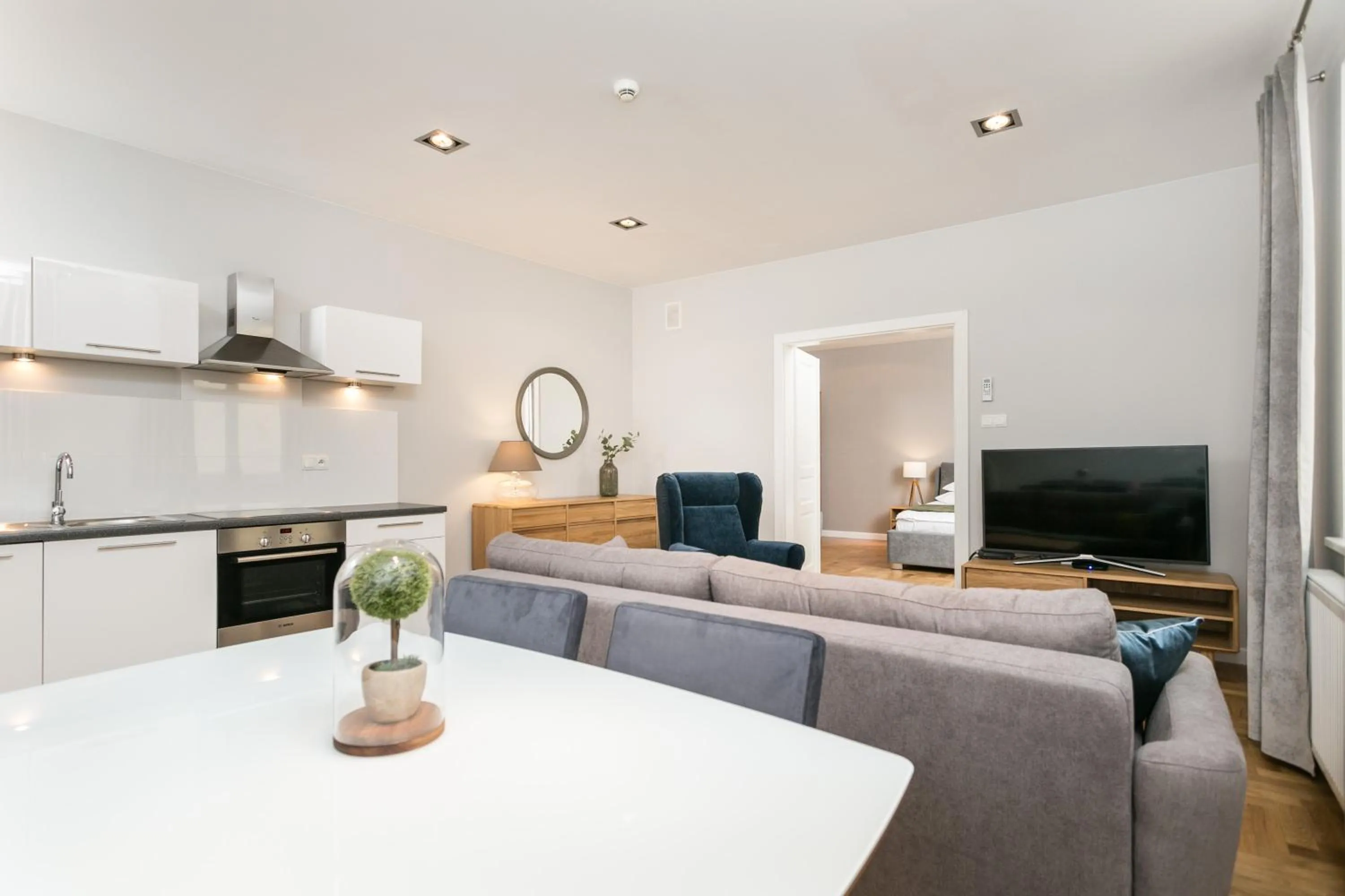 Living room in Venetian House Market Square Aparthotel