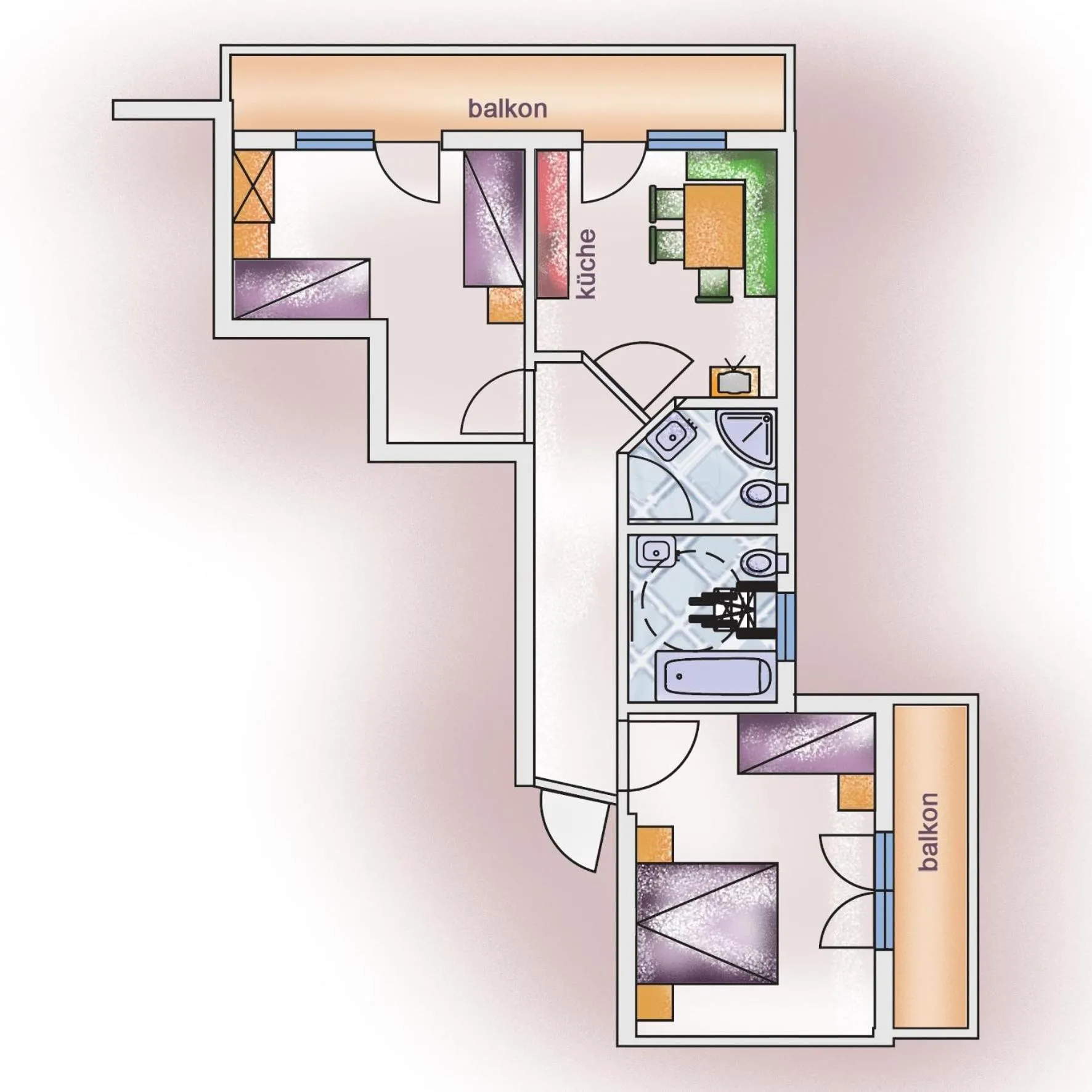 Floor plan in Haus Renate