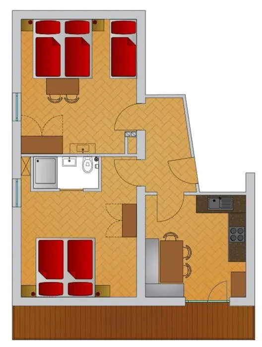 Floor plan in Haus Renate