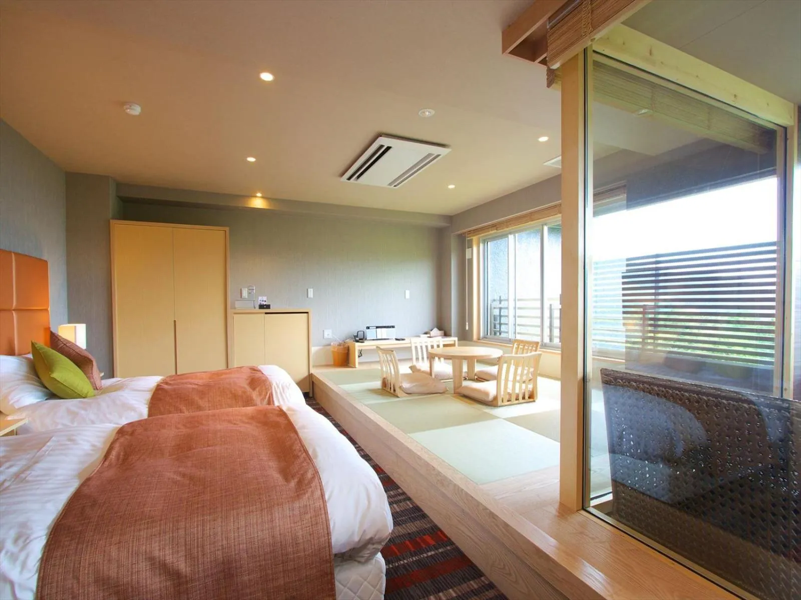 Bed in Hakone Yuyado Zen