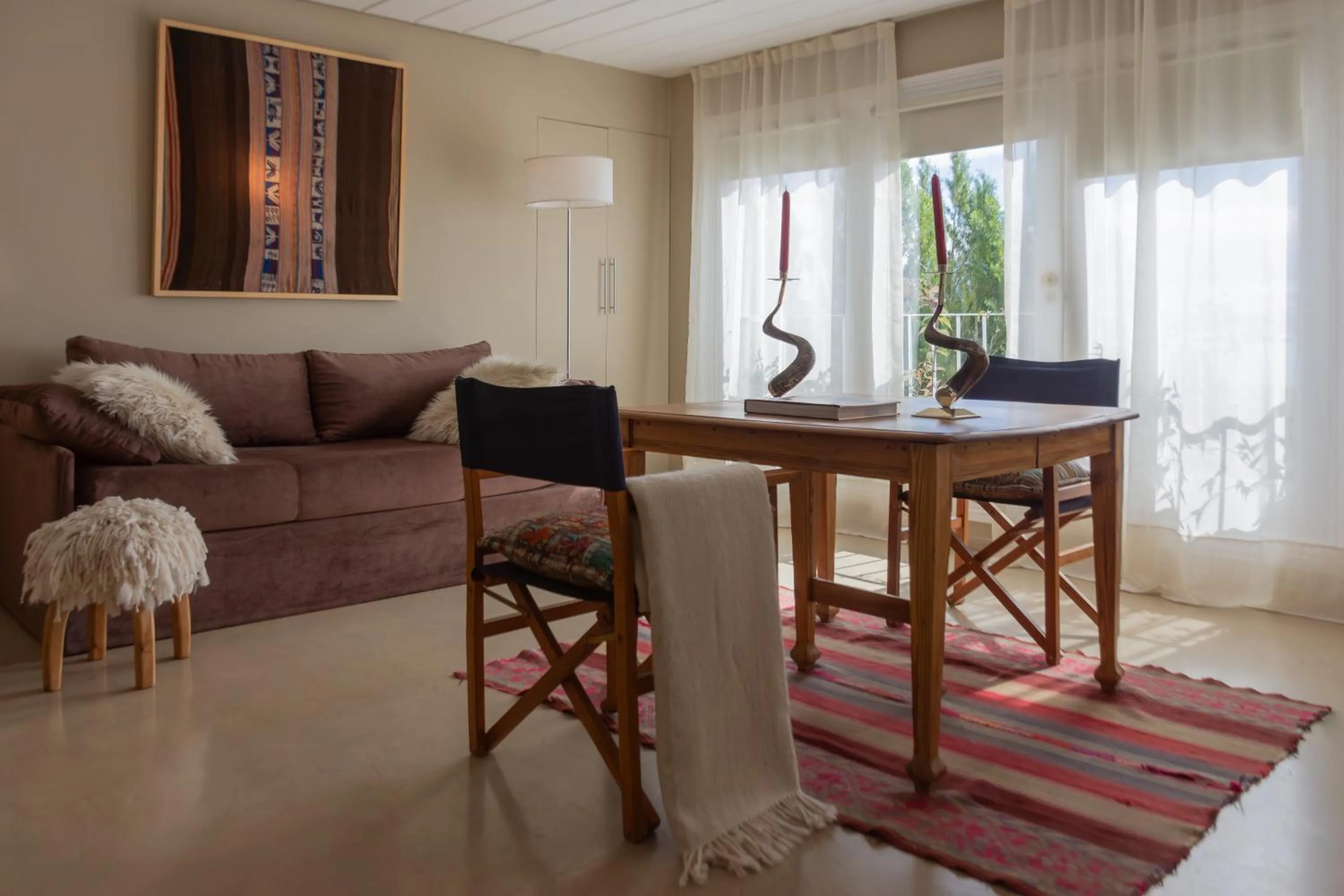 Living room in Los Ponchos Hotel