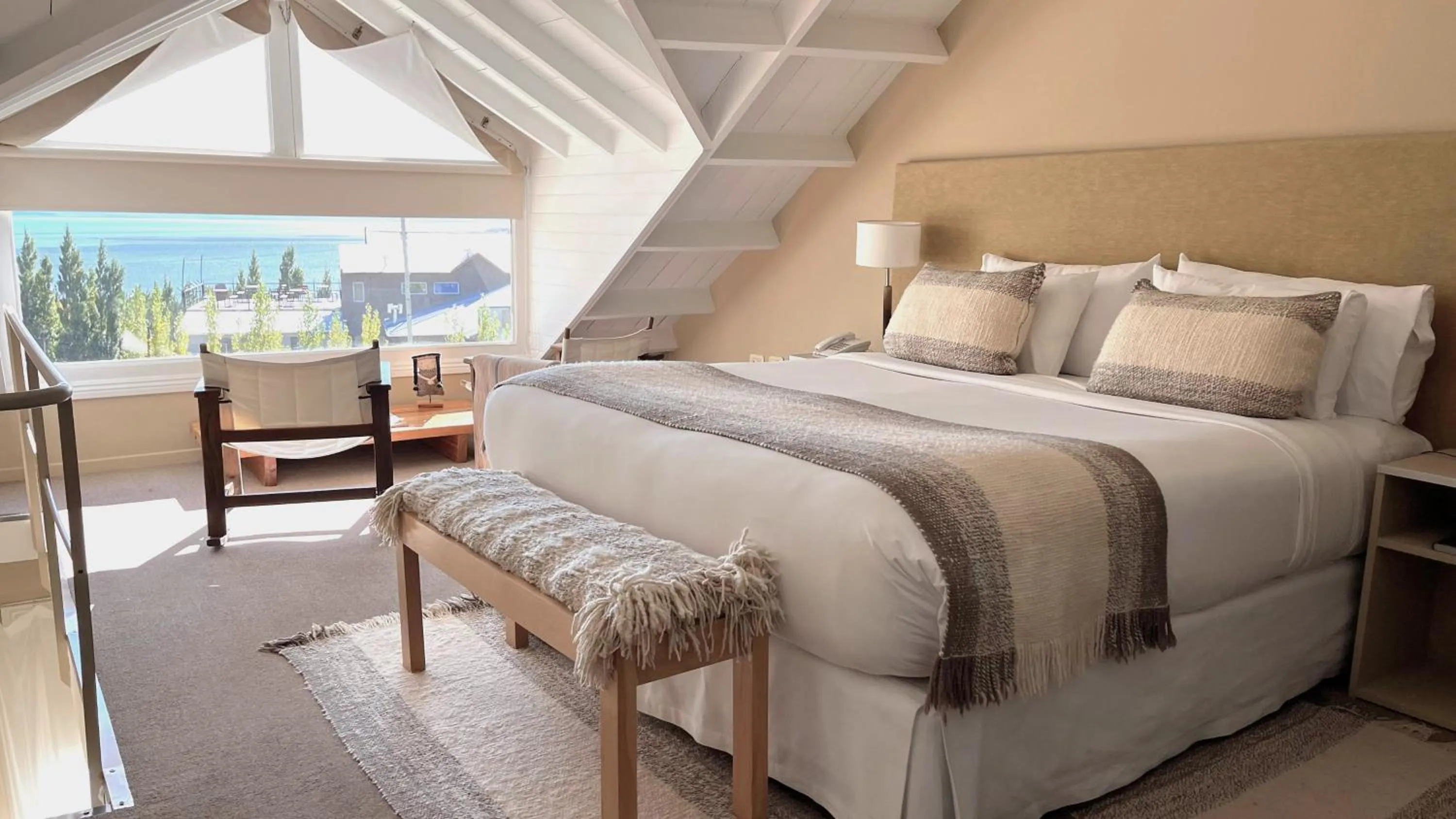 Bed in Los Ponchos Hotel