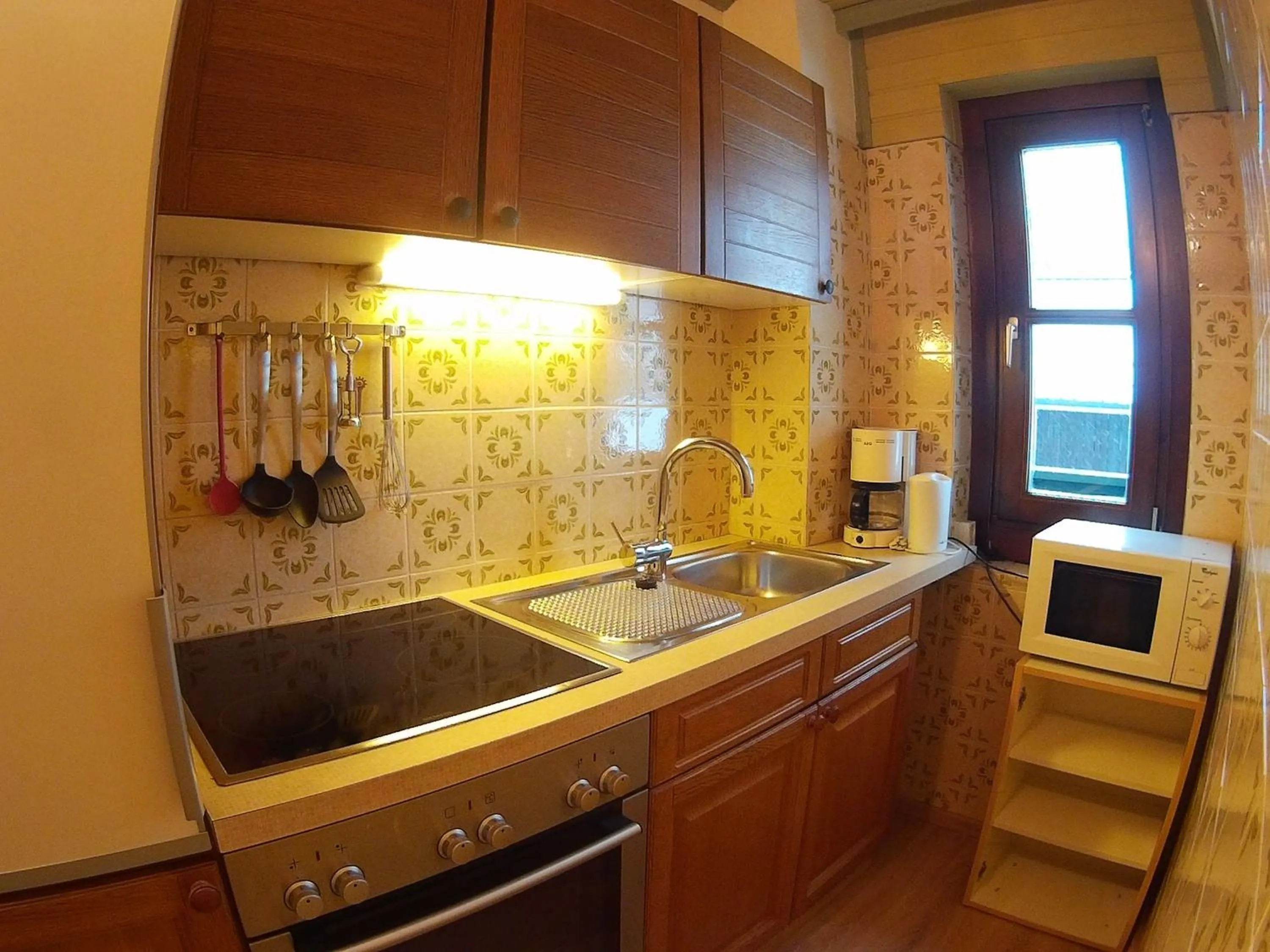 Kitchen or kitchenette in Appartements Tannenhof