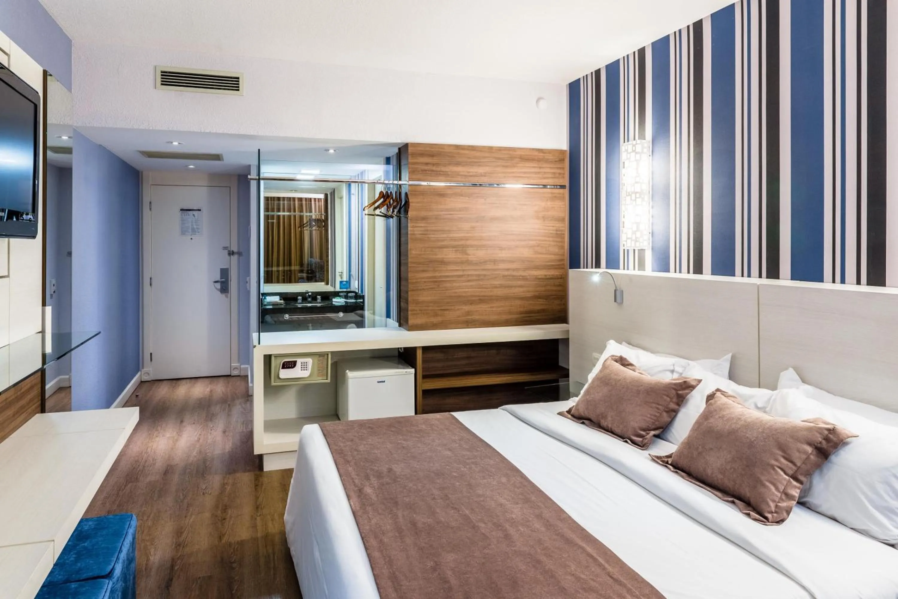 Bed in Radisson Hotel Curitiba