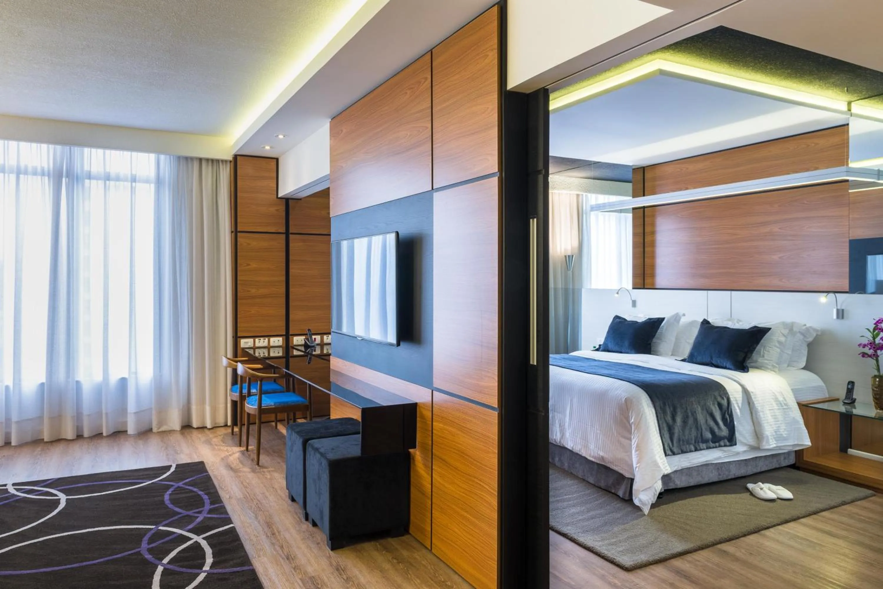 Bed in Radisson Hotel Curitiba