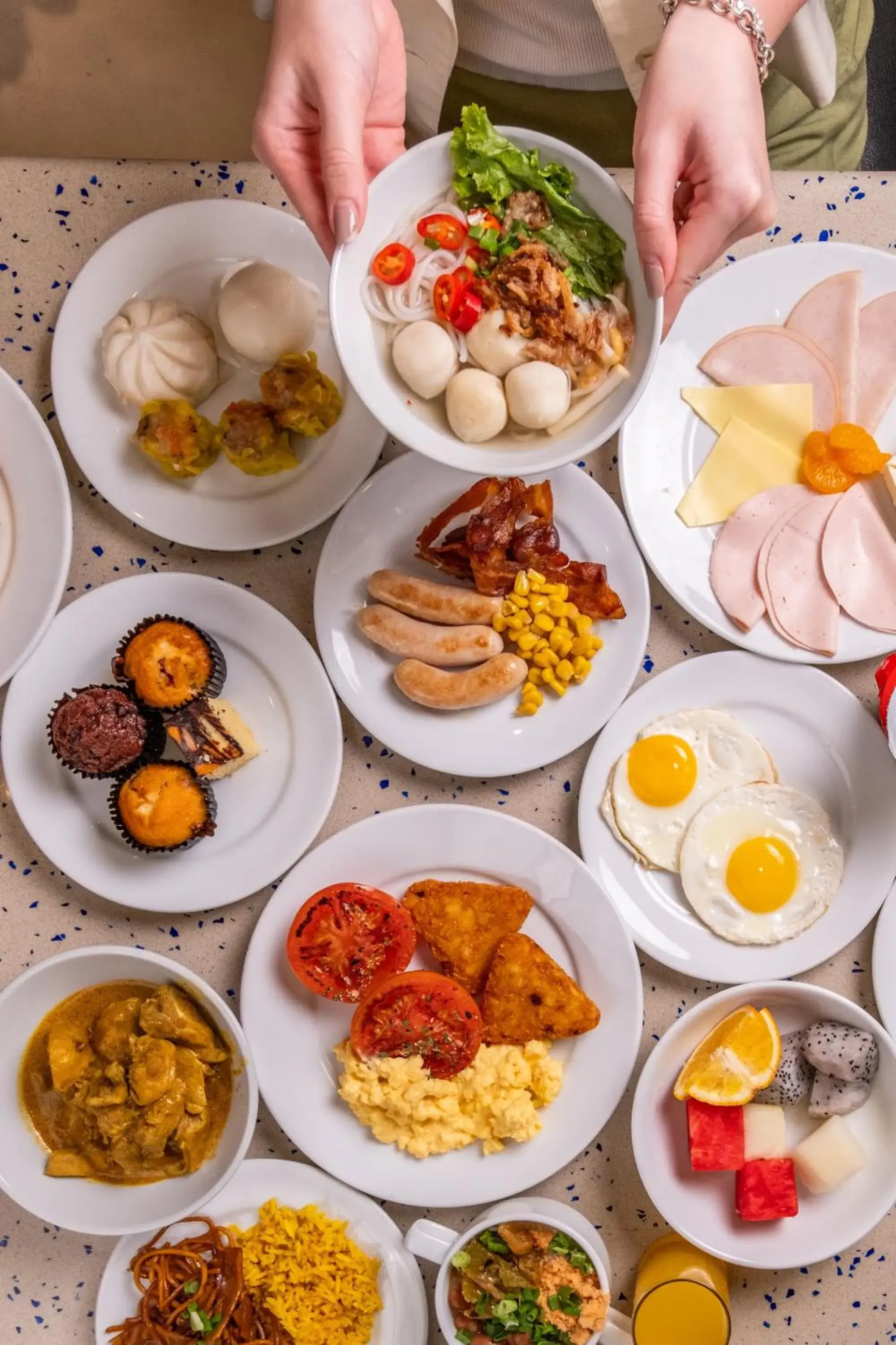 Breakfast in Carlton Hotel Singapore Breakfast in Carlton Hotel Singapore