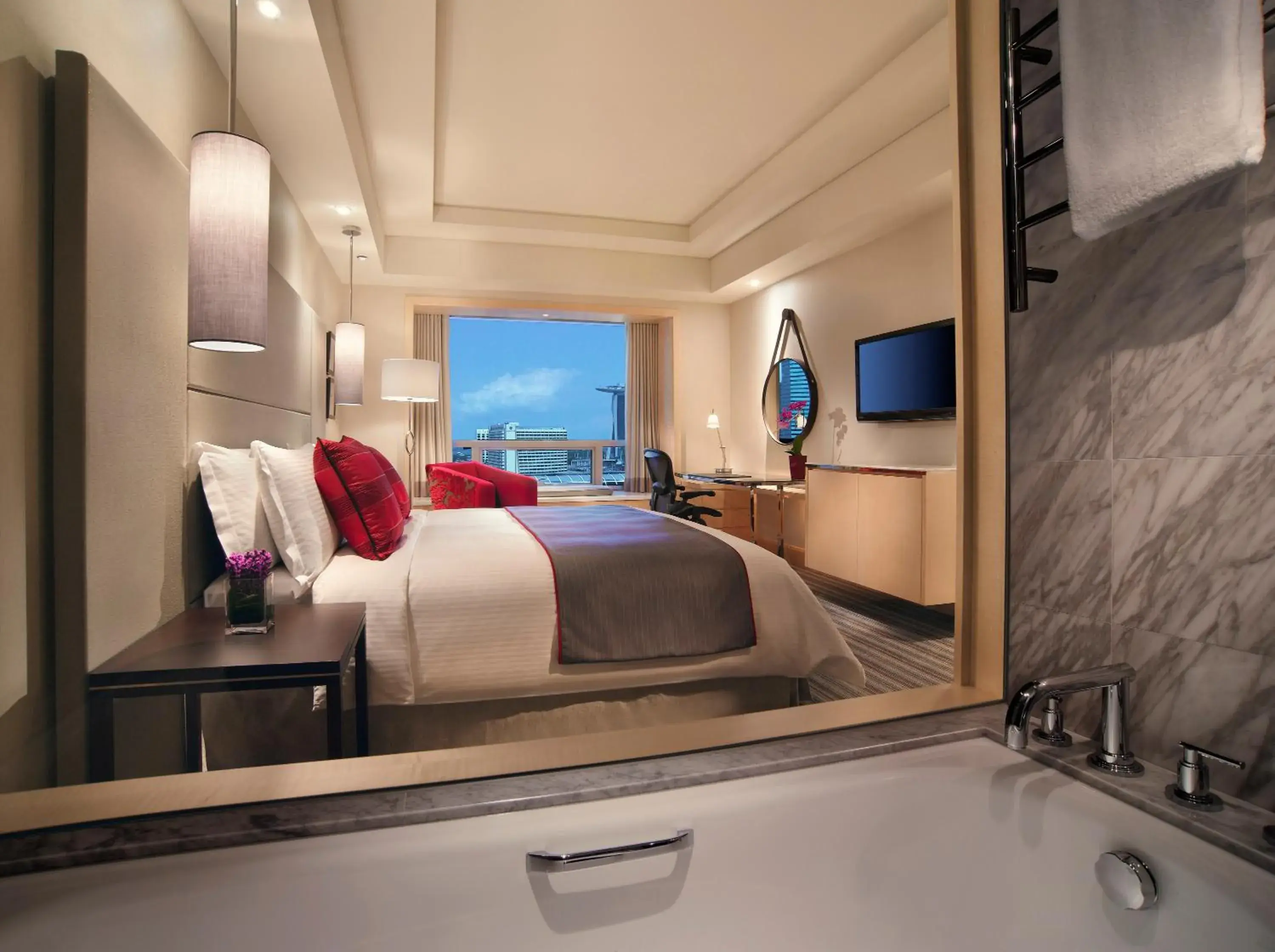 Photo of the whole room in Carlton Hotel Singapore Photo of the whole room in Carlton Hotel Singapore