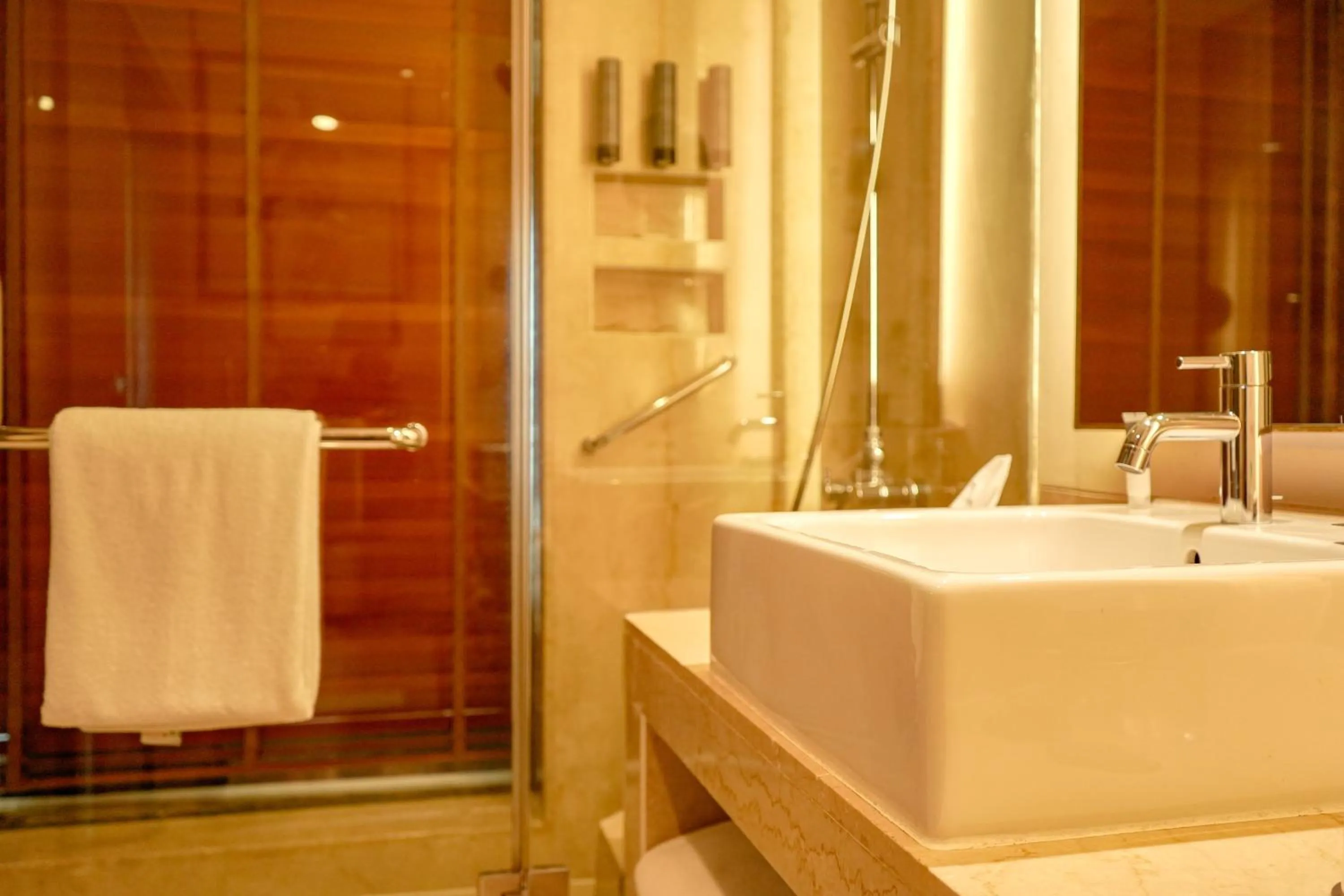 Shower in Courtyard by Marriott Gurugram Downtown