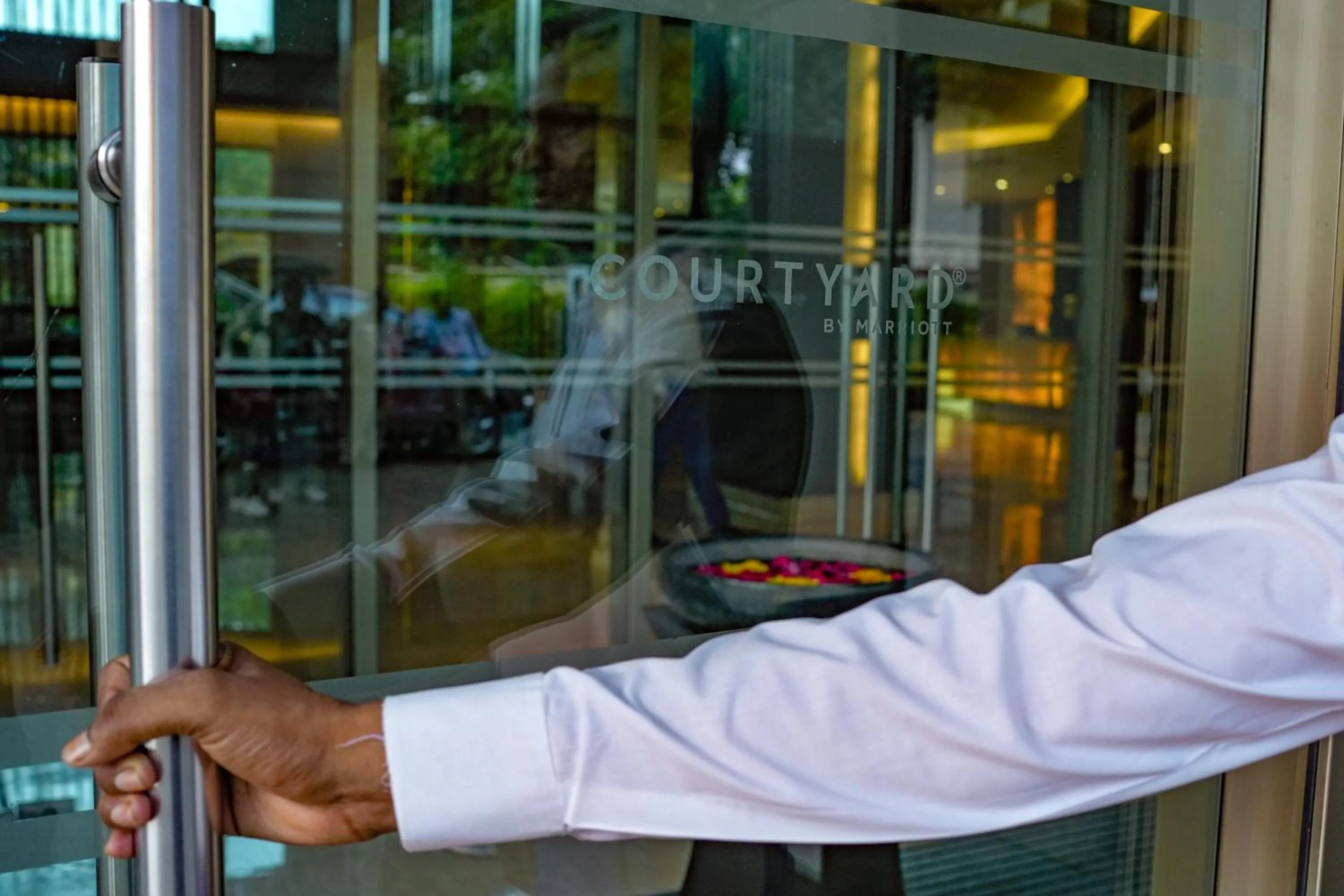 People in Courtyard by Marriott Gurugram Downtown