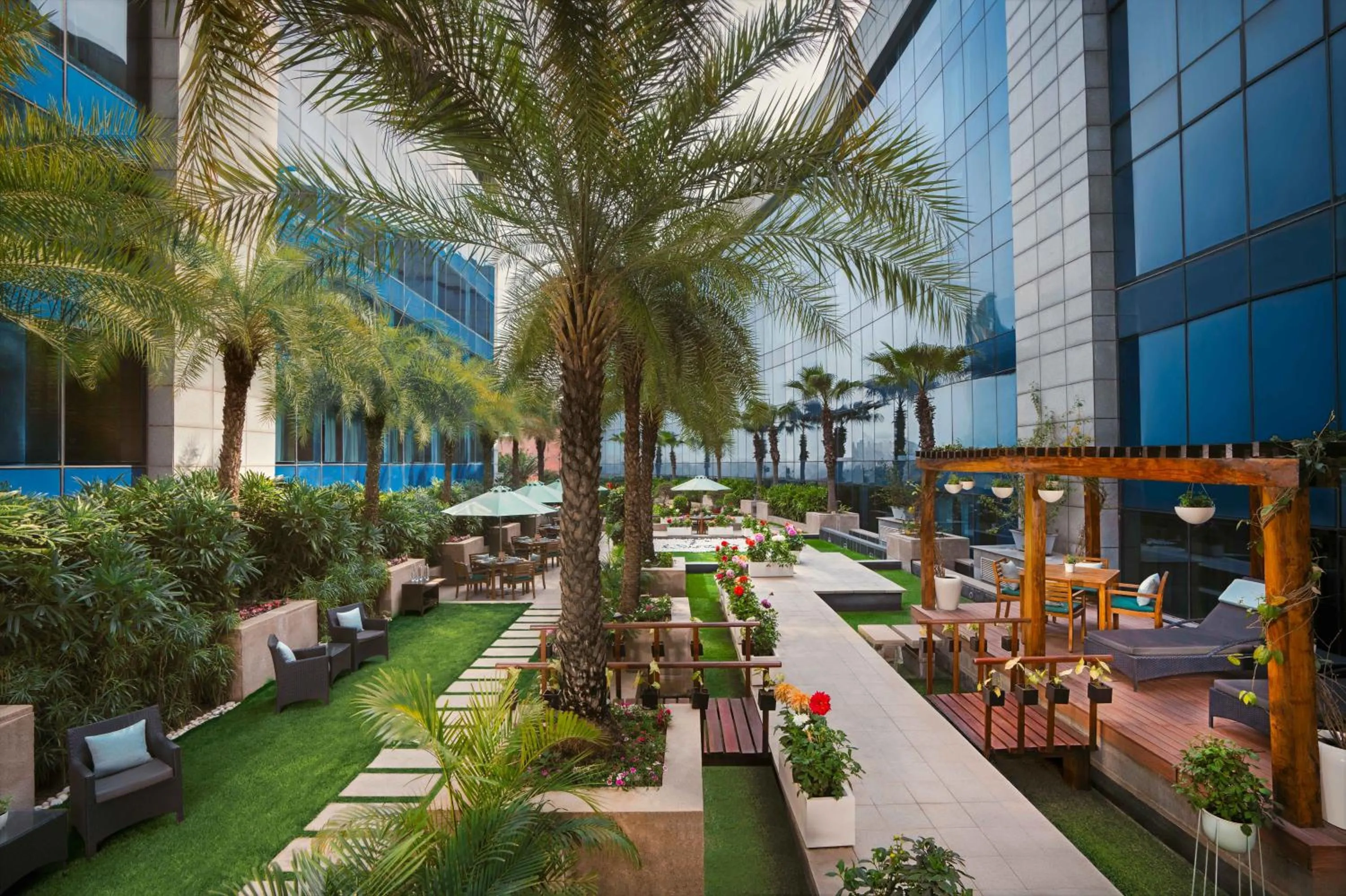 Restaurant/places to eat in The Leela Ambience Gurugram Hotel & Residences - The Luxury Urban Sanctuary