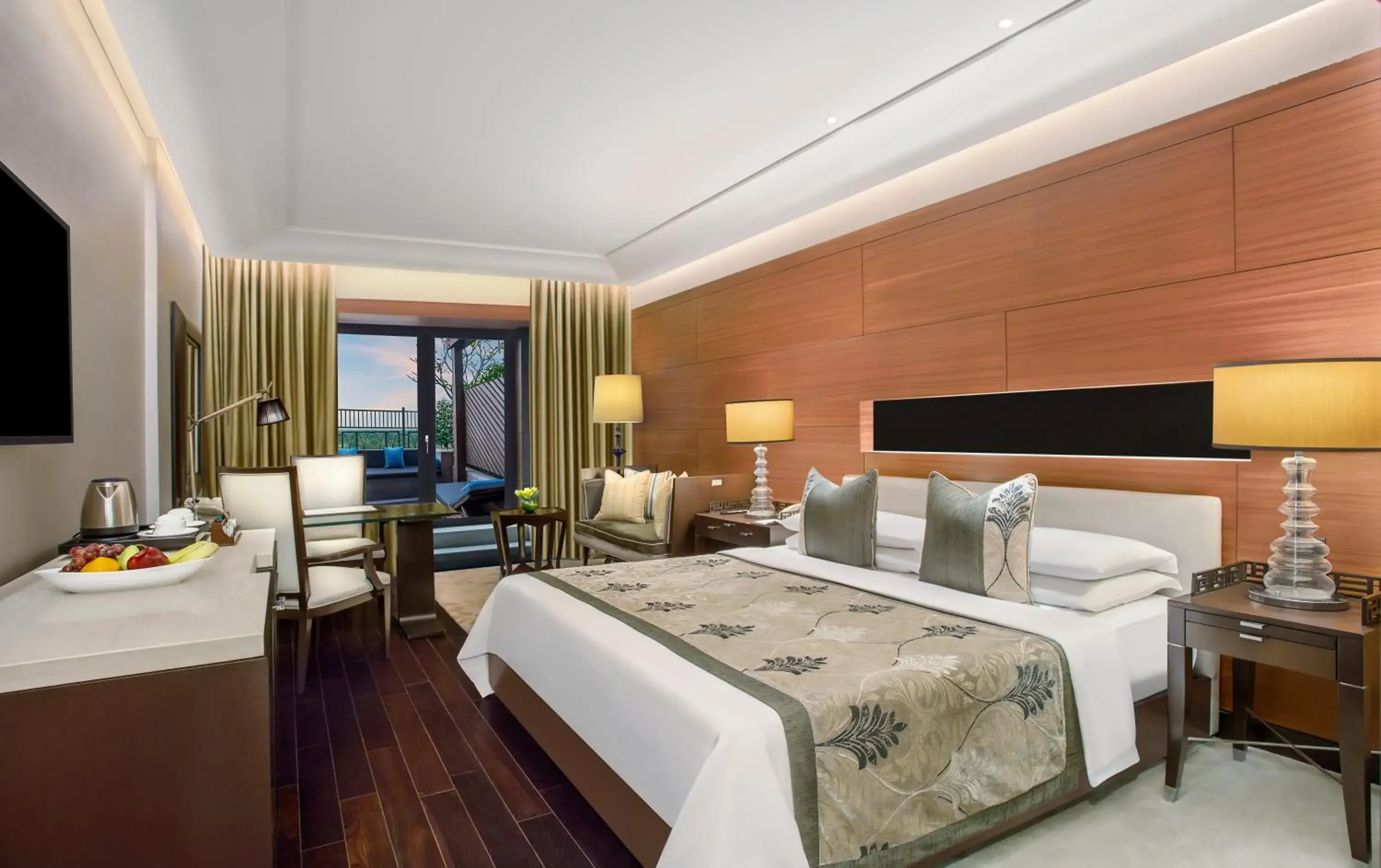 Bed in The Leela Ambience Gurugram Hotel & Residences - The Luxury Urban Sanctuary Bed in The Leela Ambience Gurugram Hotel & Residences - The Luxury Urban Sanctuary