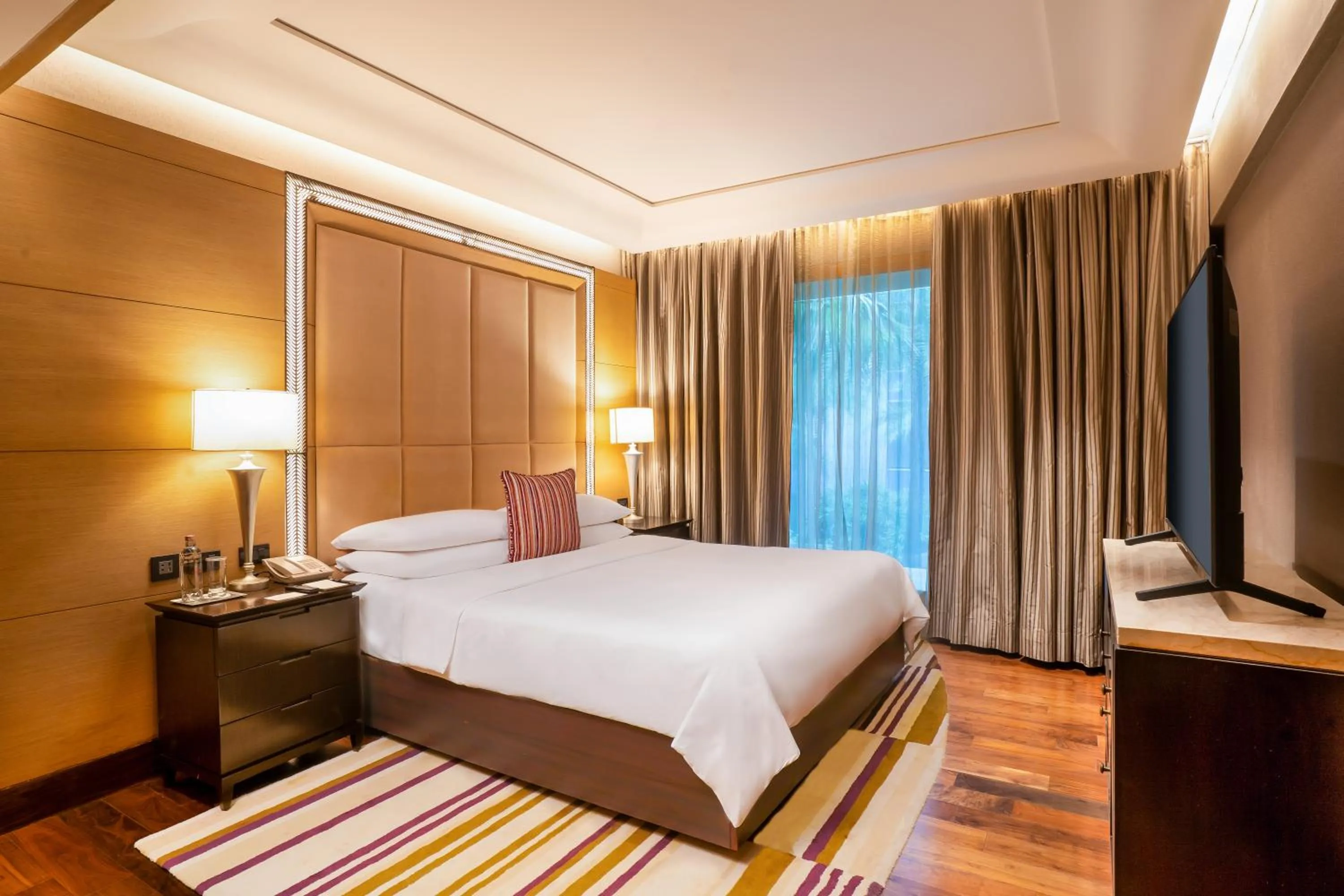 Bed in The Leela Ambience Gurugram Hotel & Residences - The Luxury Urban Sanctuary