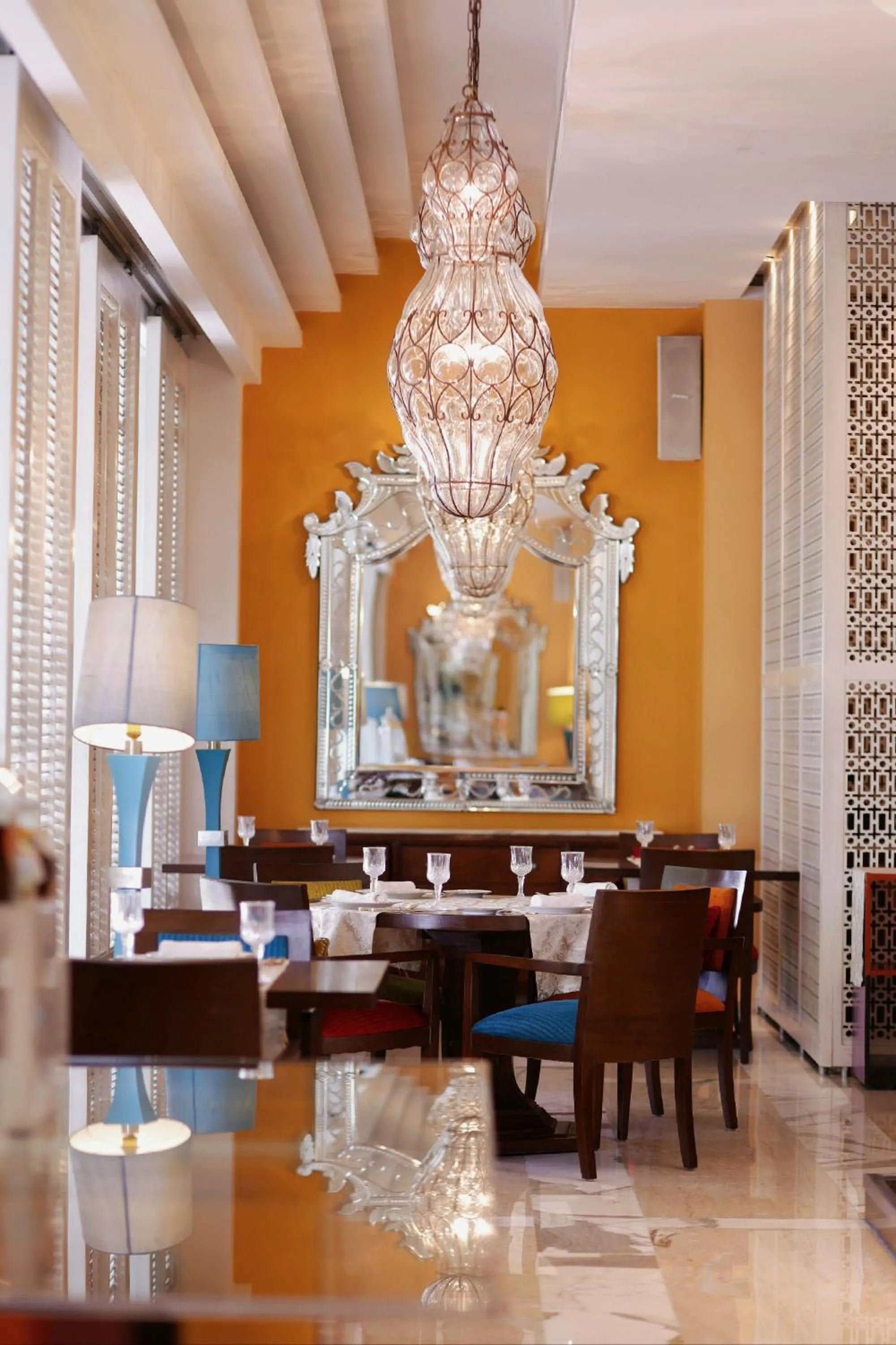 Restaurant/places to eat in The Leela Ambience Gurugram Hotel & Residences - The Luxury Urban Sanctuary