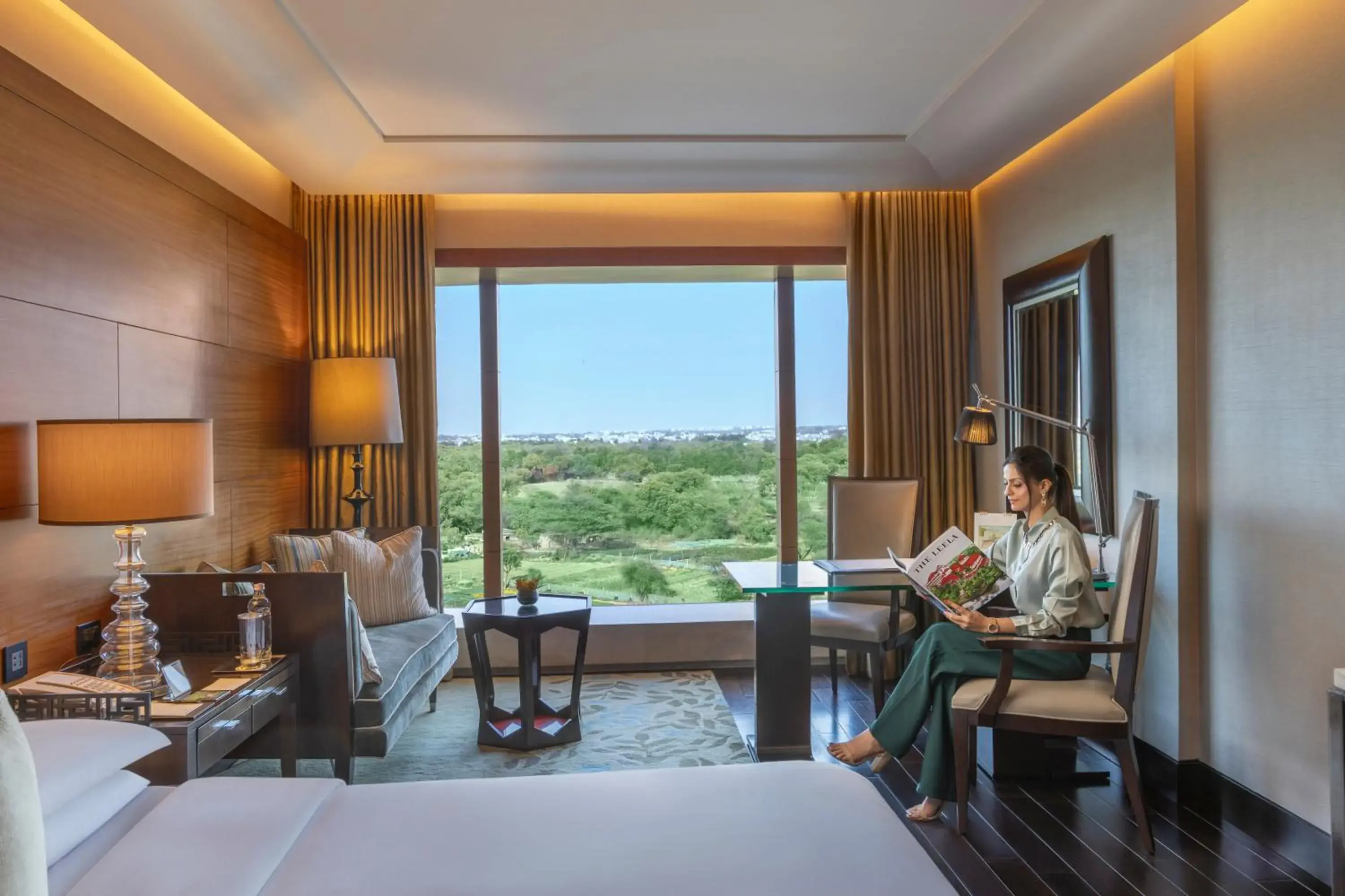 Royal Club Room - single occupancy in The Leela Ambience Gurugram Hotel & Residences - The Luxury Urban Sanctuary Royal Club Room - single occupancy in The Leela Ambience Gurugram Hotel & Residences - The Luxury Urban Sanctuary