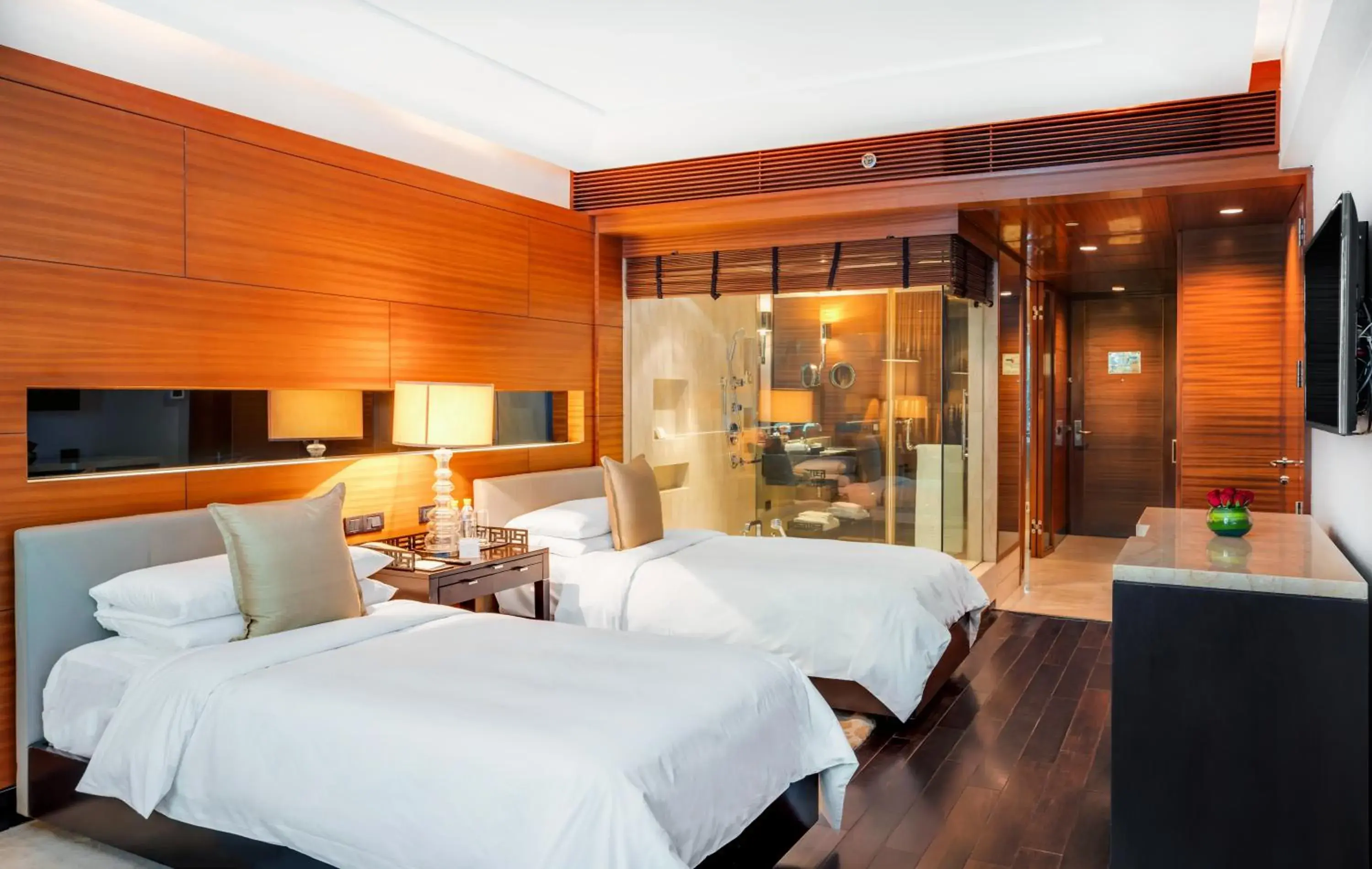 Deluxe Twin Room - single occupancy in The Leela Ambience Gurugram Hotel & Residences - The Luxury Urban Sanctuary Deluxe Twin Room - single occupancy in The Leela Ambience Gurugram Hotel & Residences - The Luxury Urban Sanctuary