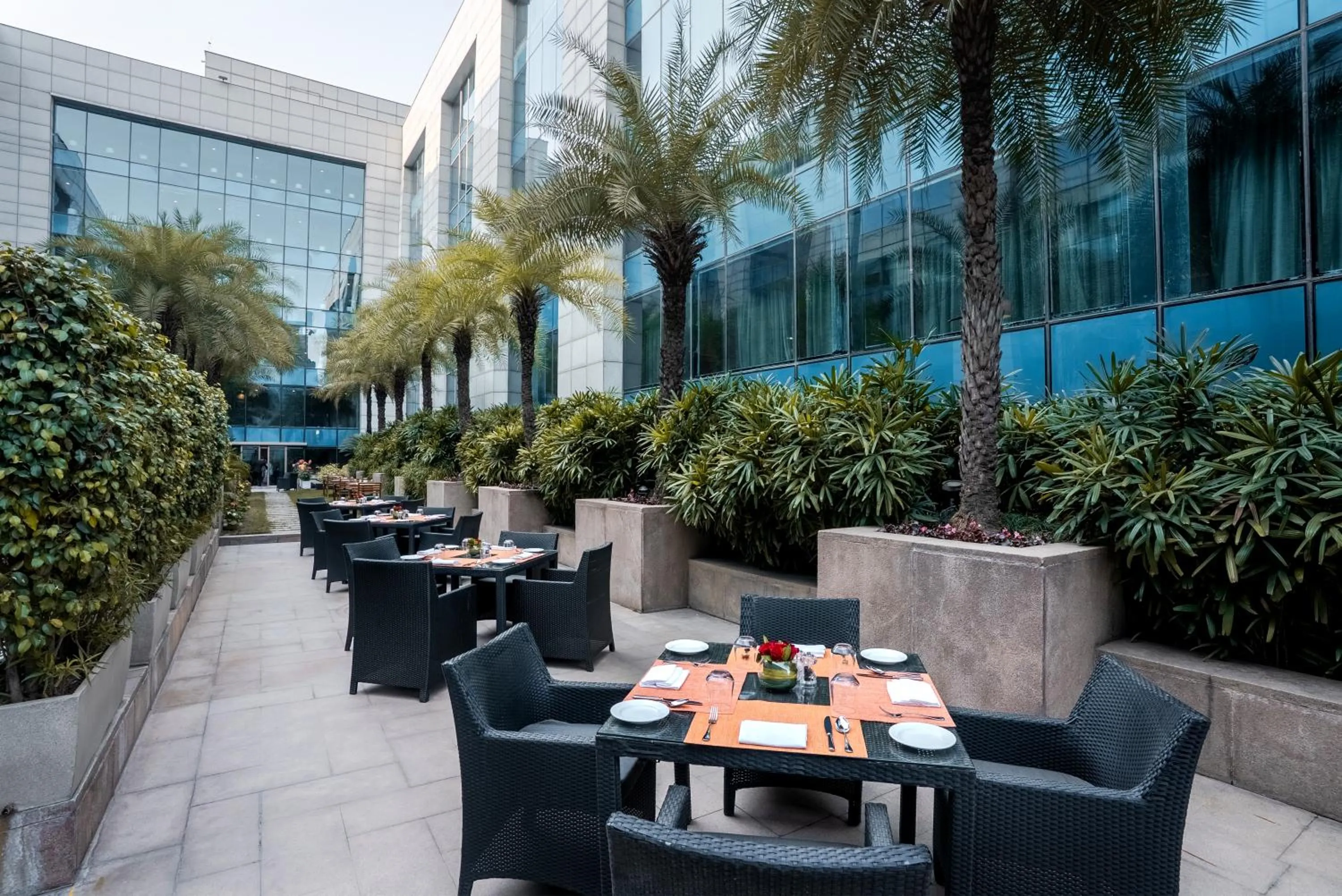 Restaurant/places to eat in The Leela Ambience Gurugram Hotel & Residences - The Luxury Urban Sanctuary