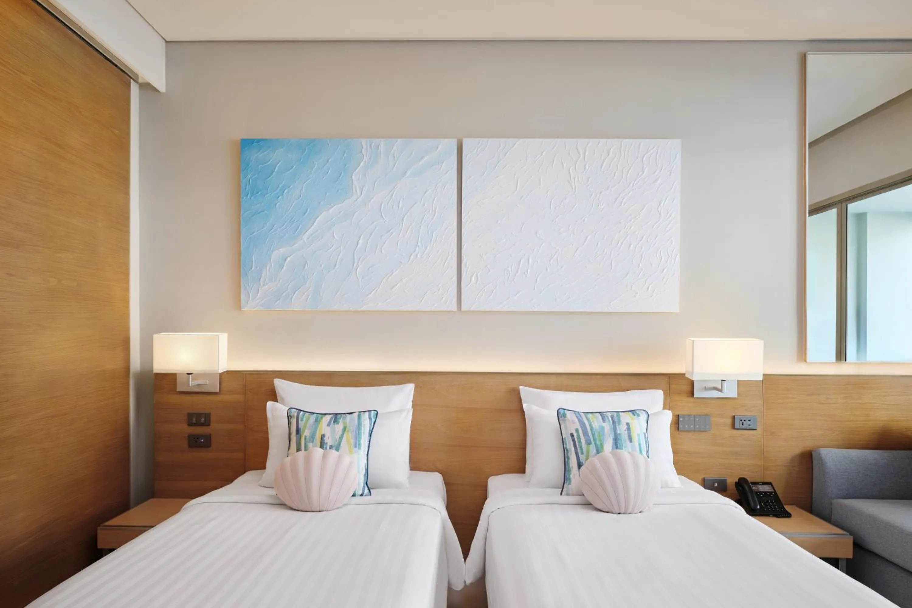 Bed in The Kee Resort & Spa