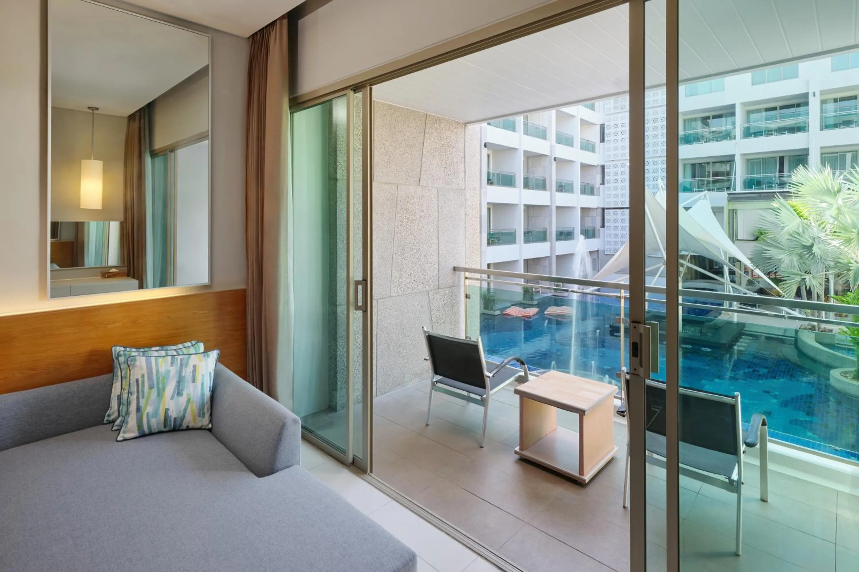 View (from property/room), Bed in The Kee Resort & Spa