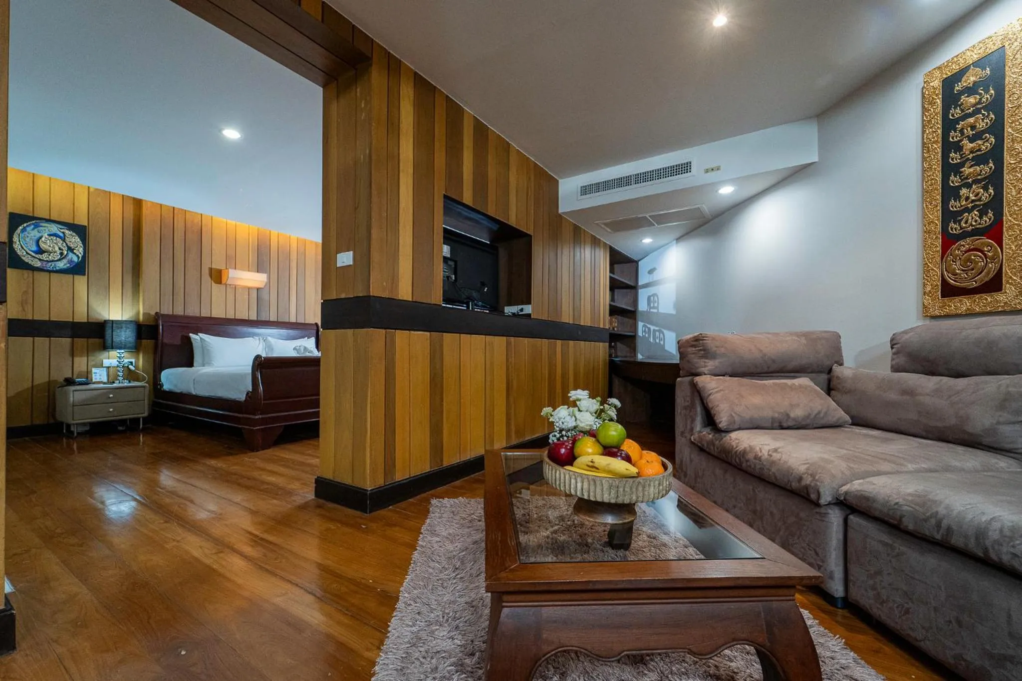 Bed in Khum Phucome Hotel -SHA Extra Plus