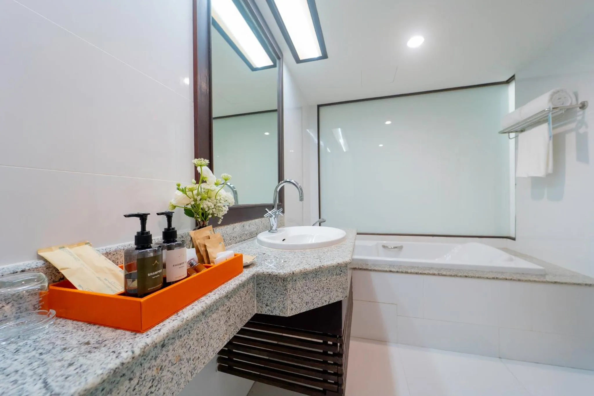 Bathroom in Khum Phucome Hotel -SHA Extra Plus
