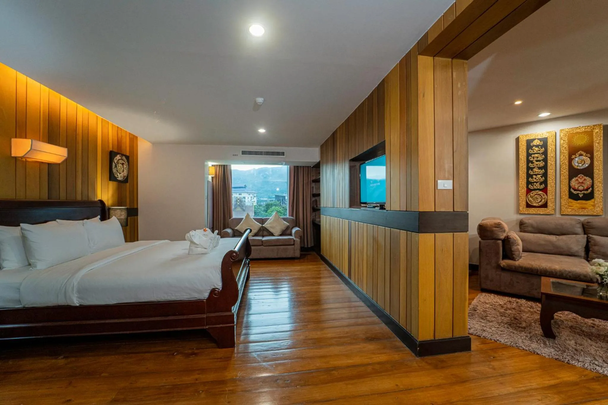 View (from property/room), Bed in Khum Phucome Hotel -SHA Extra Plus