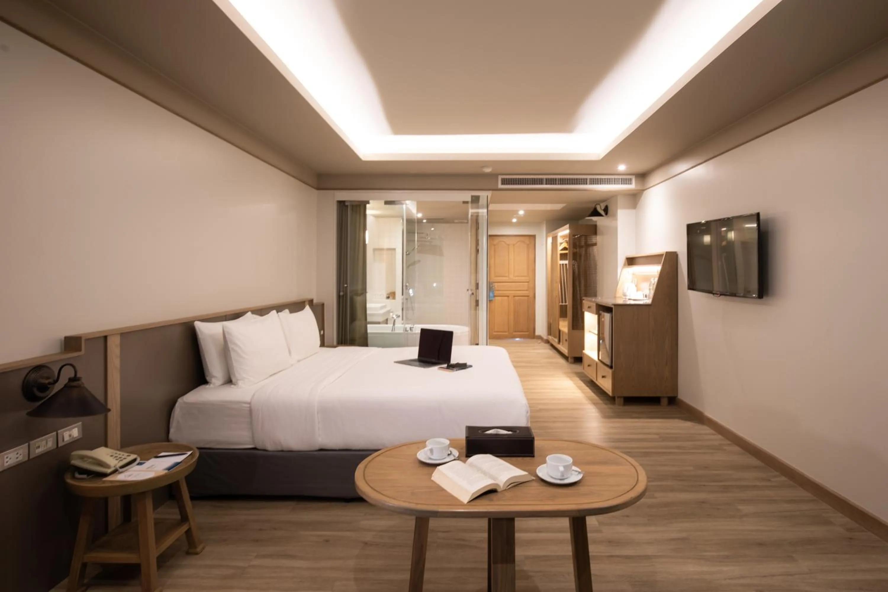 Bed in Khum Phucome Hotel -SHA Extra Plus