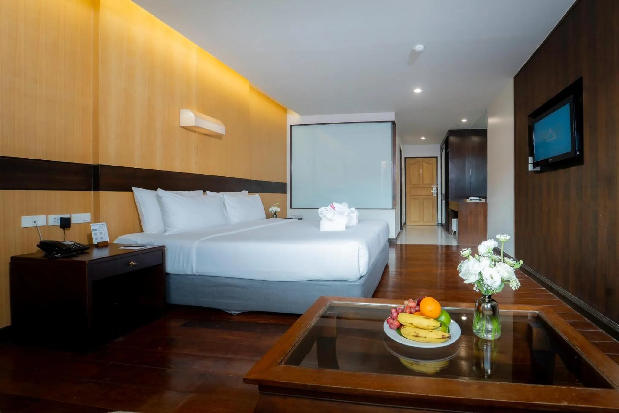 Bed in Khum Phucome Hotel -SHA Extra Plus